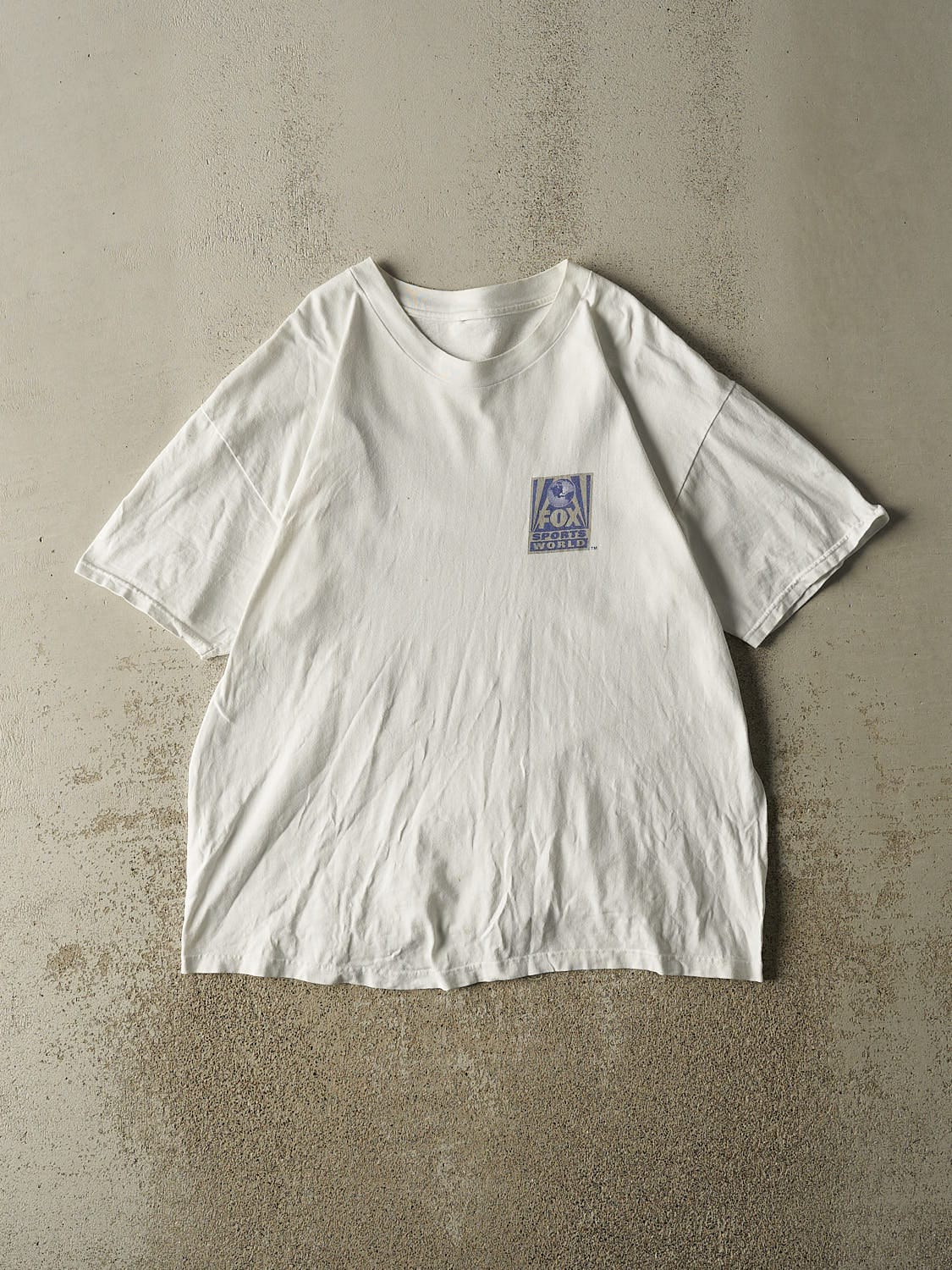 Vintage 90s White Fox Sports World Tee (L/XL)
