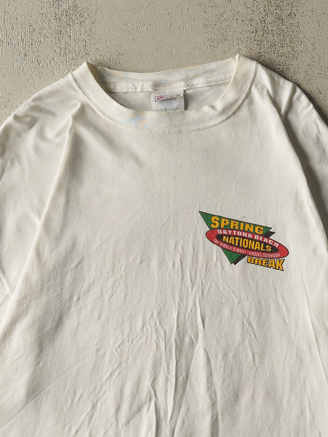 Vintage 90s White Daytona Beach Spring Break Tee (XL)
