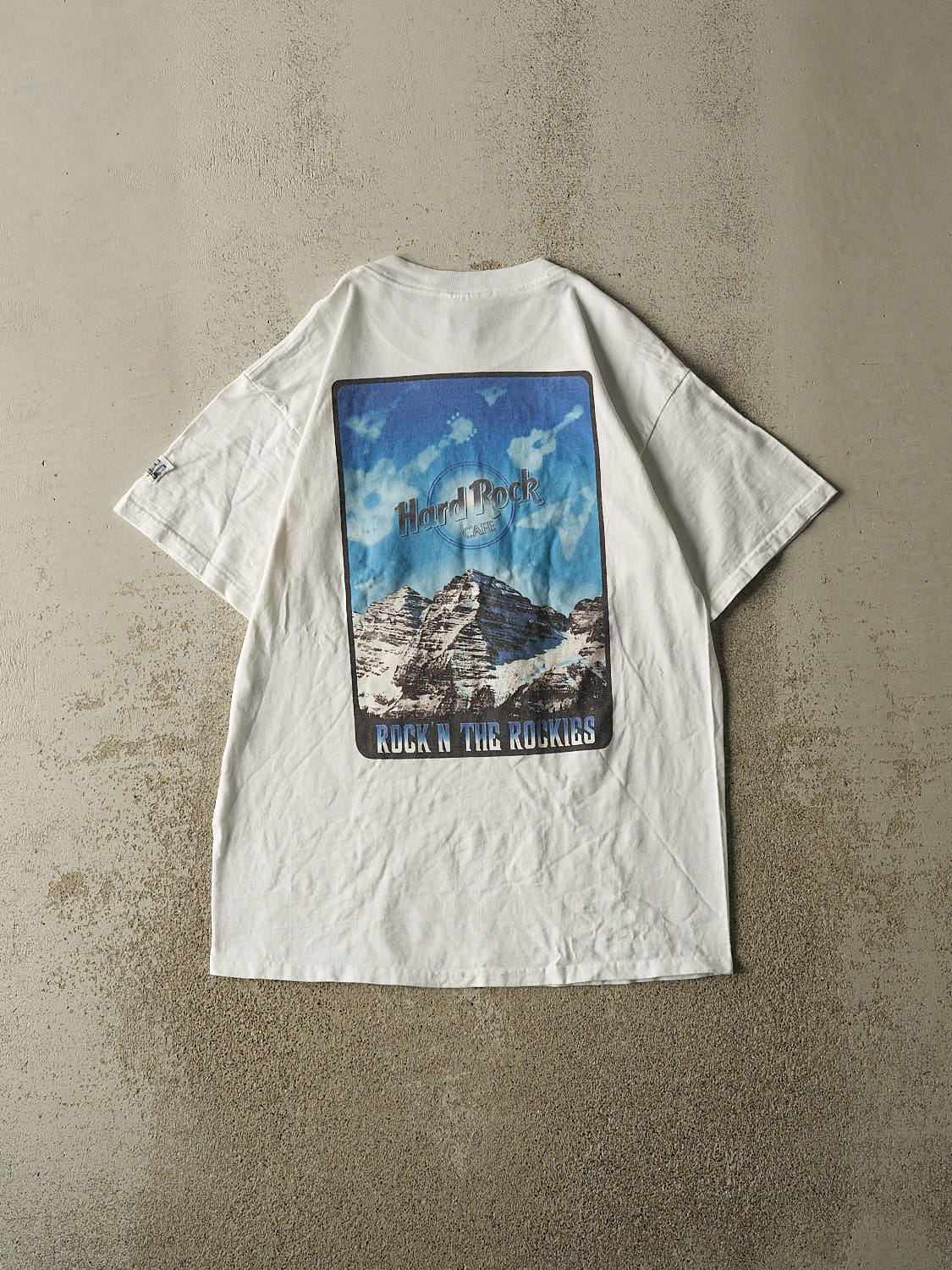 Vintage 90s White Hard Rock Cafe Denver Tee (L)