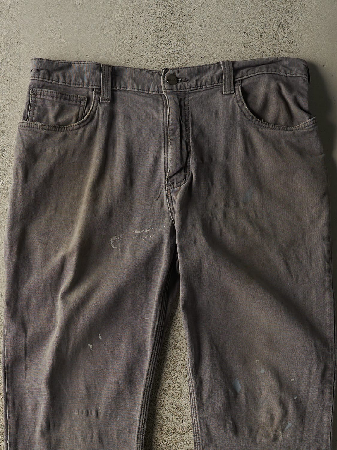 Vintage Y2K Grey Carhartt Work Pants (33x29)