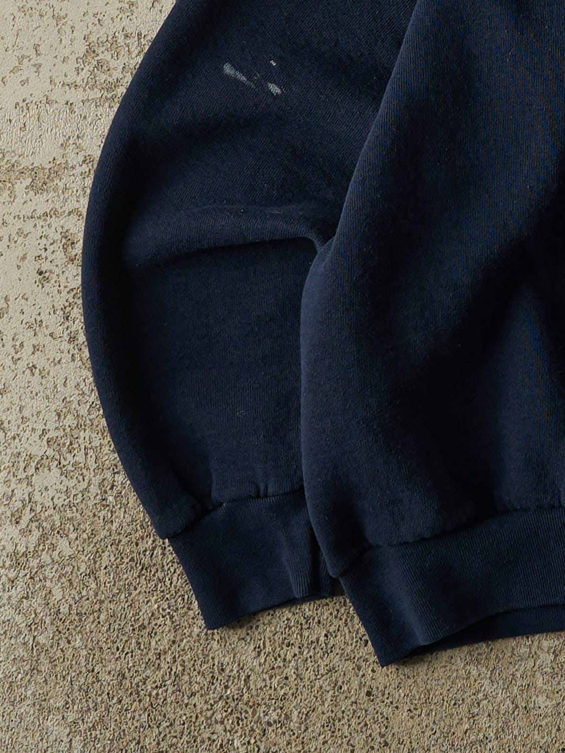 Vintage 80s Navy Blue Blank Crewneck (M/L)