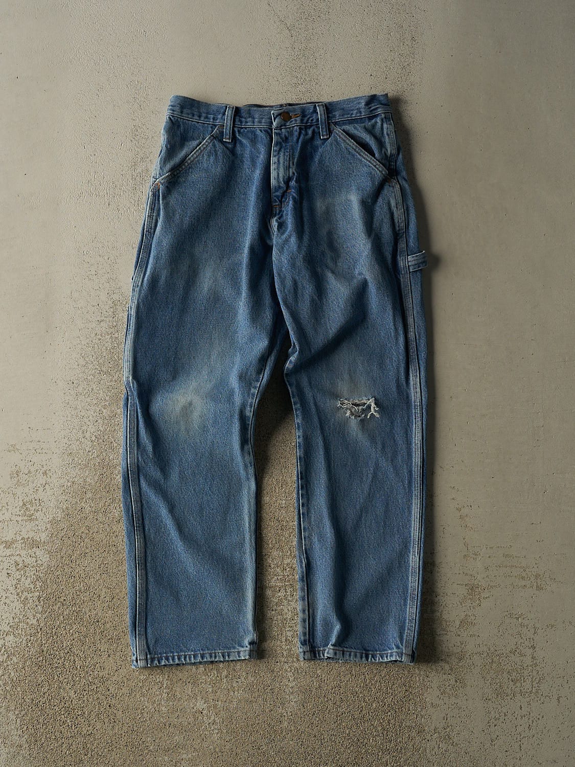 Vintage 90s Light Wash Rustler Carpenter Jeans (30x29.5)