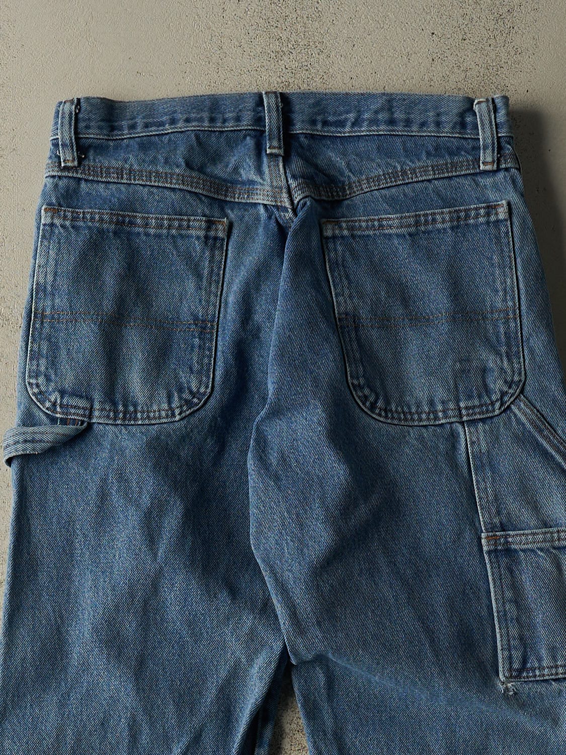 Vintage 90s Light Wash Rustler Carpenter Jeans (30x29.5)
