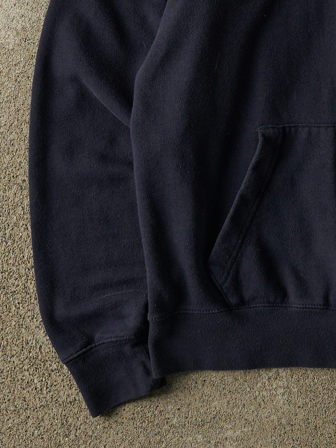 Vintage Y2K Navy Blue Syracuse University Embroidered Zip Up Hoodie (S/M)