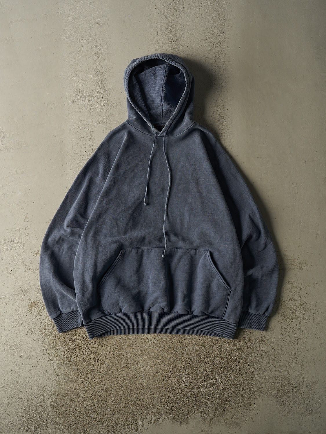Vintage 90s Washed Blue Wind River Blank Hoodie (XXL/XXXL)
