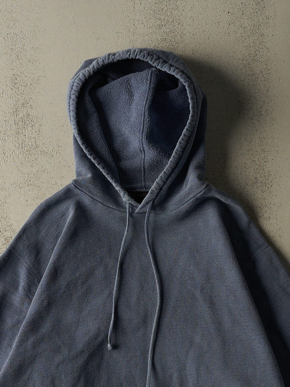 Vintage 90s Washed Blue Wind River Blank Hoodie (XXL/XXXL)