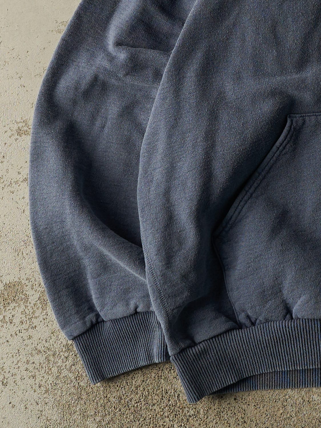 Vintage 90s Washed Blue Wind River Blank Hoodie (XXL/XXXL)
