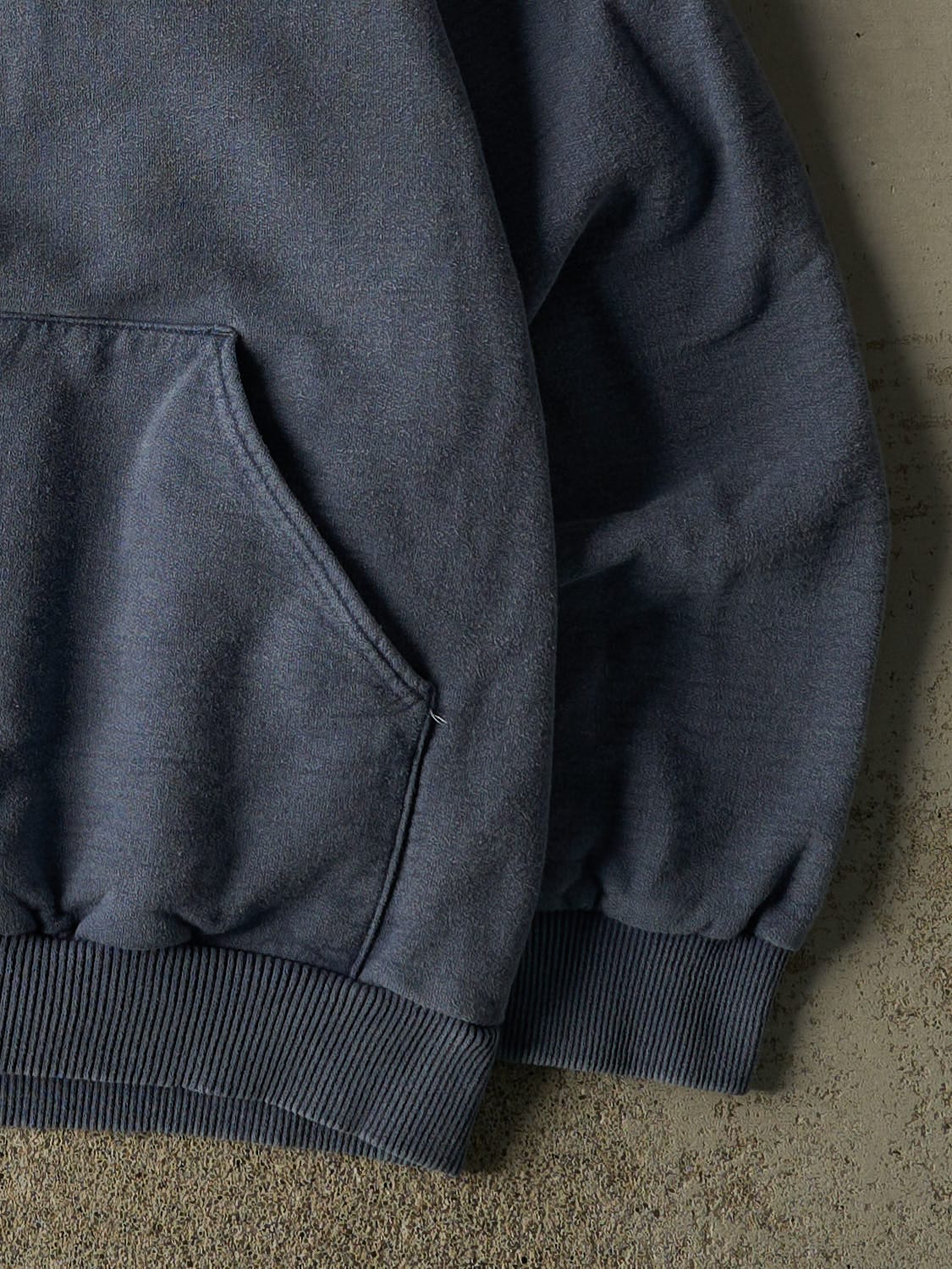 Vintage 90s Washed Blue Wind River Blank Hoodie (XXL/XXXL)