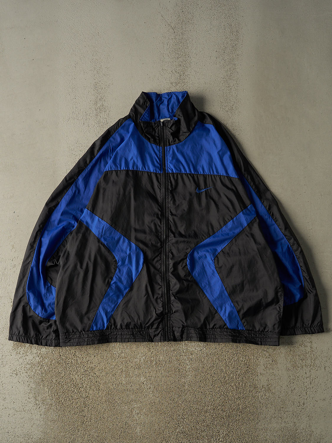 Vintage 90s Black Nike Track Jacket (XL/XXL)
