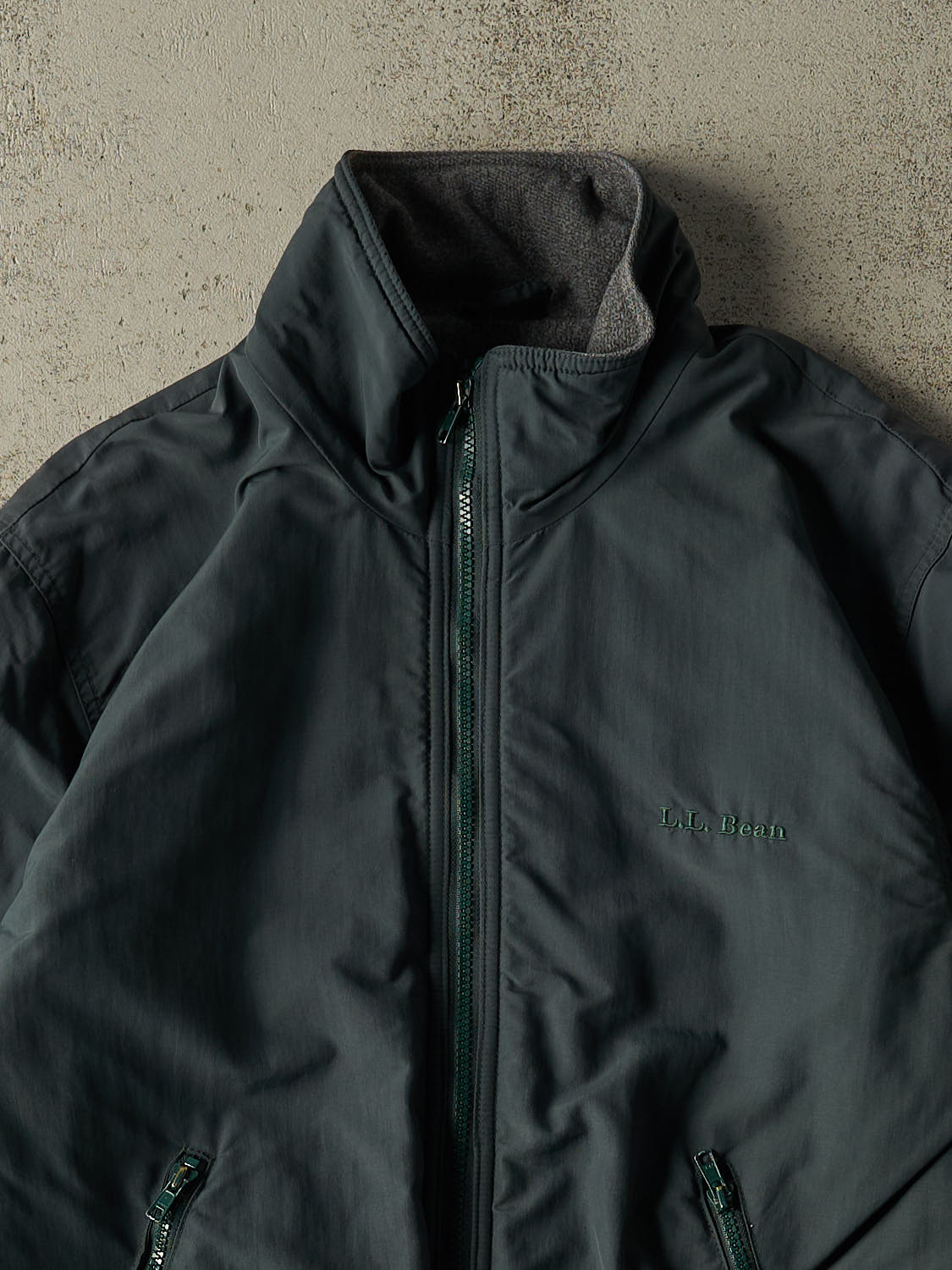 Vintage 90s Green LL Bean Fleece Lined Jacket (M/L)