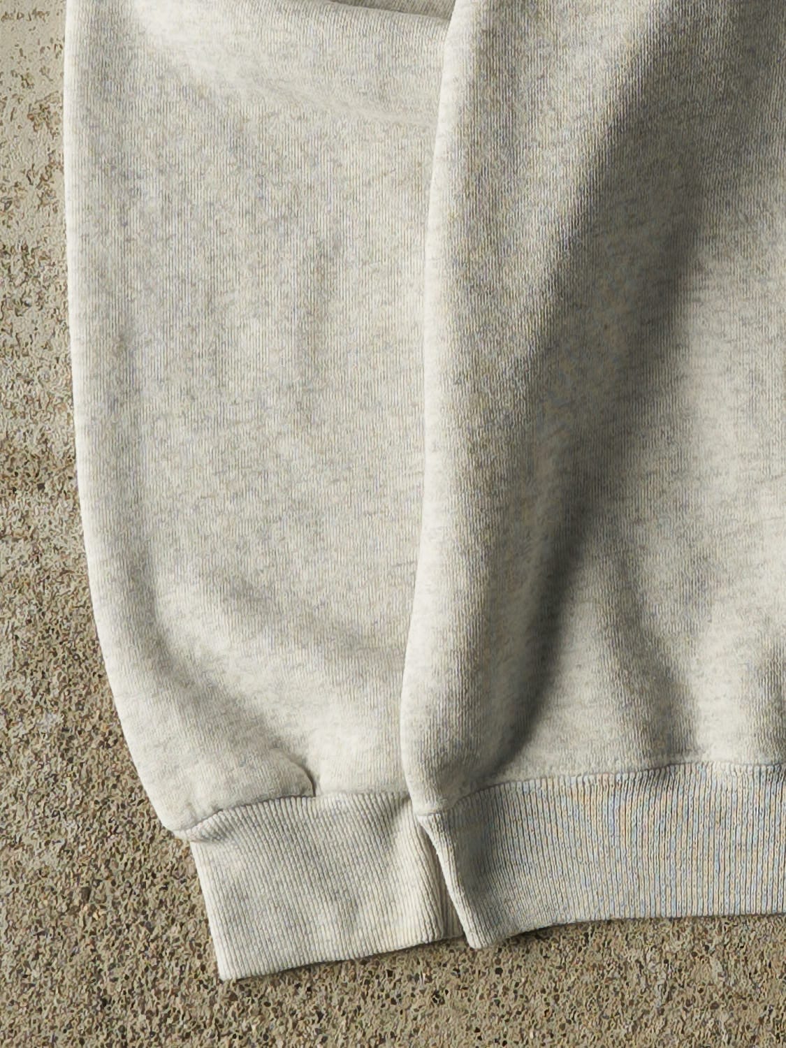 Vintage 90s Heather Grey Blank Crewneck (M)
