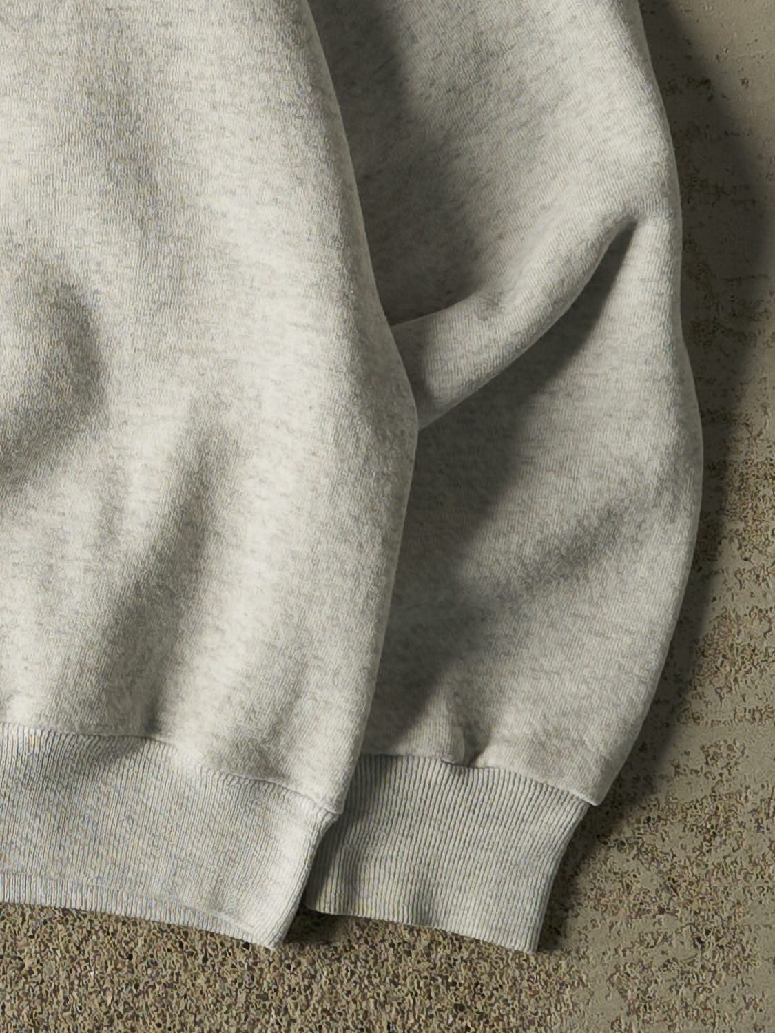 Vintage 90s Heather Grey Blank Crewneck (M)