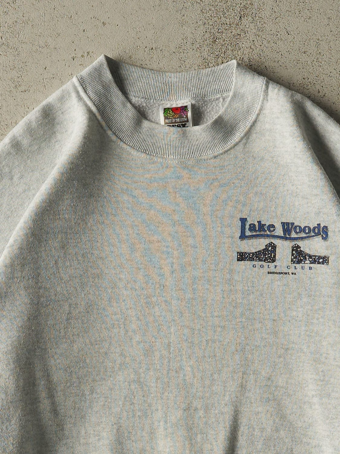 Vintage 90s Grey Lake Woods Golf Club Crewneck (XL)