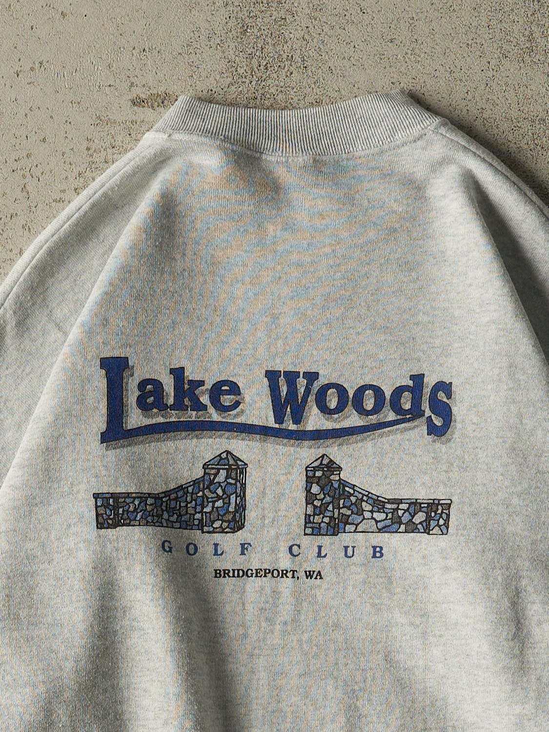 Vintage 90s Grey Lake Woods Golf Club Crewneck (XL)