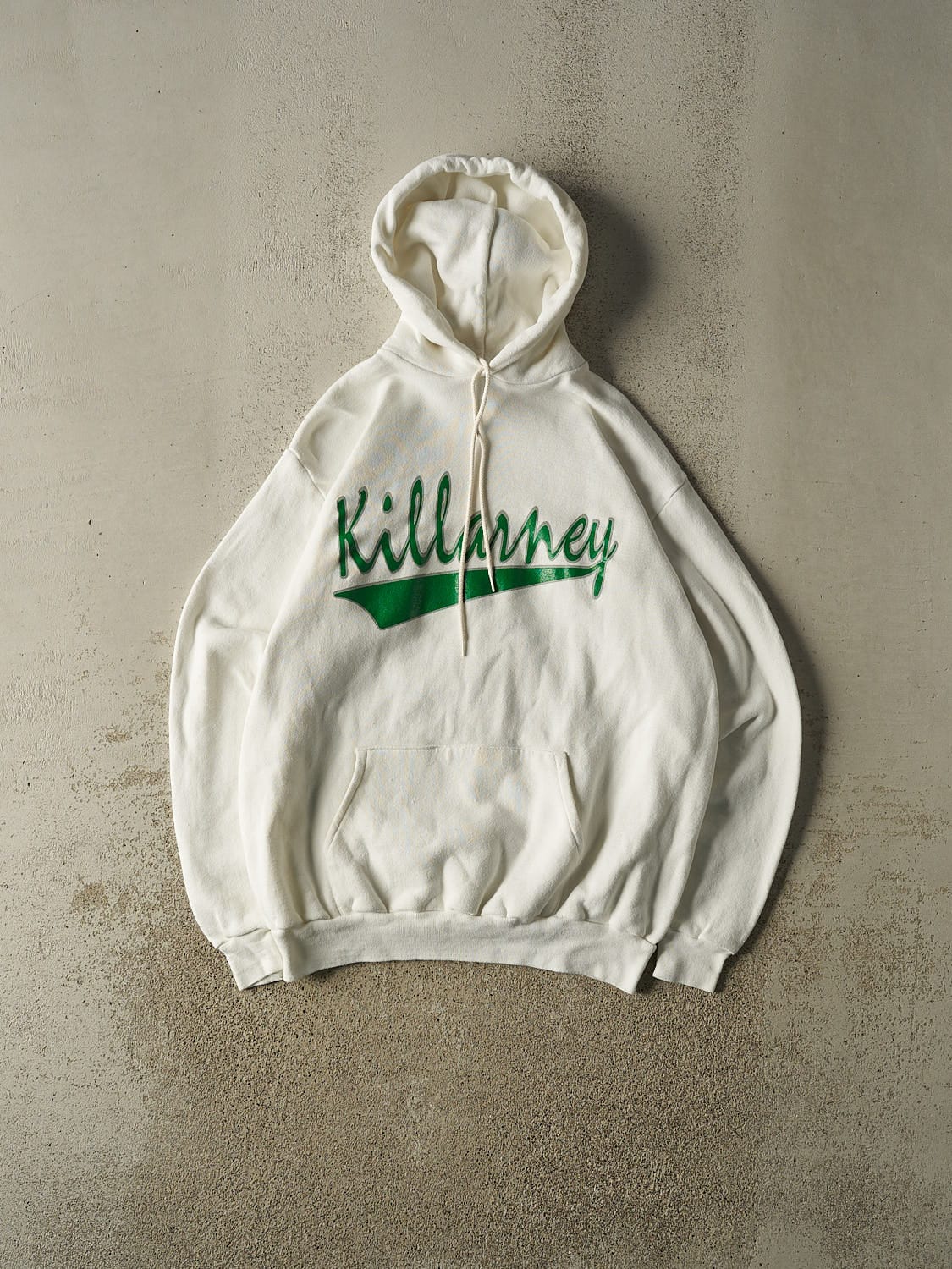 Vintage 88' White Killarney Hoodie (L/XL)