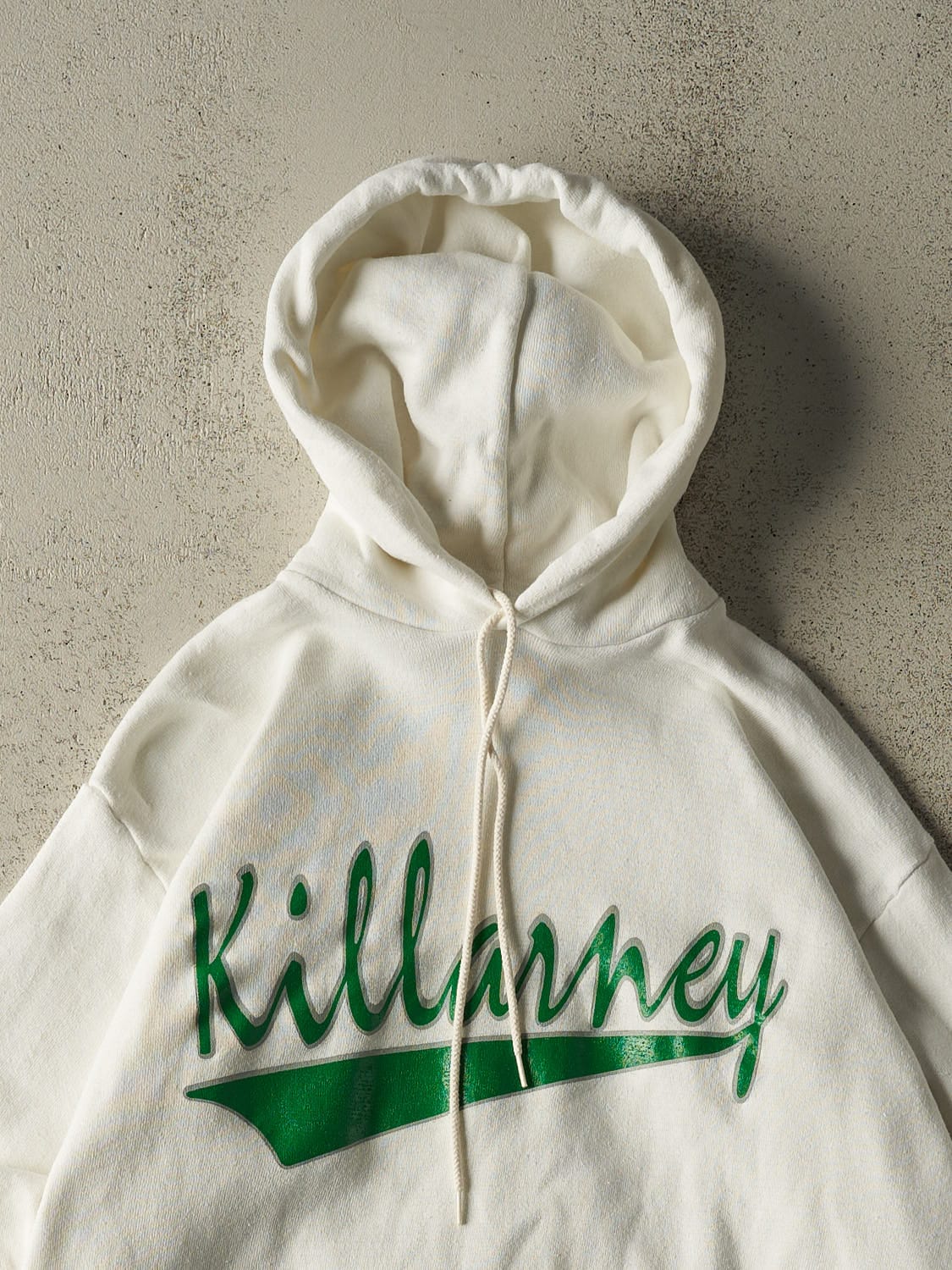 Vintage 88' White Killarney Hoodie (L/XL)