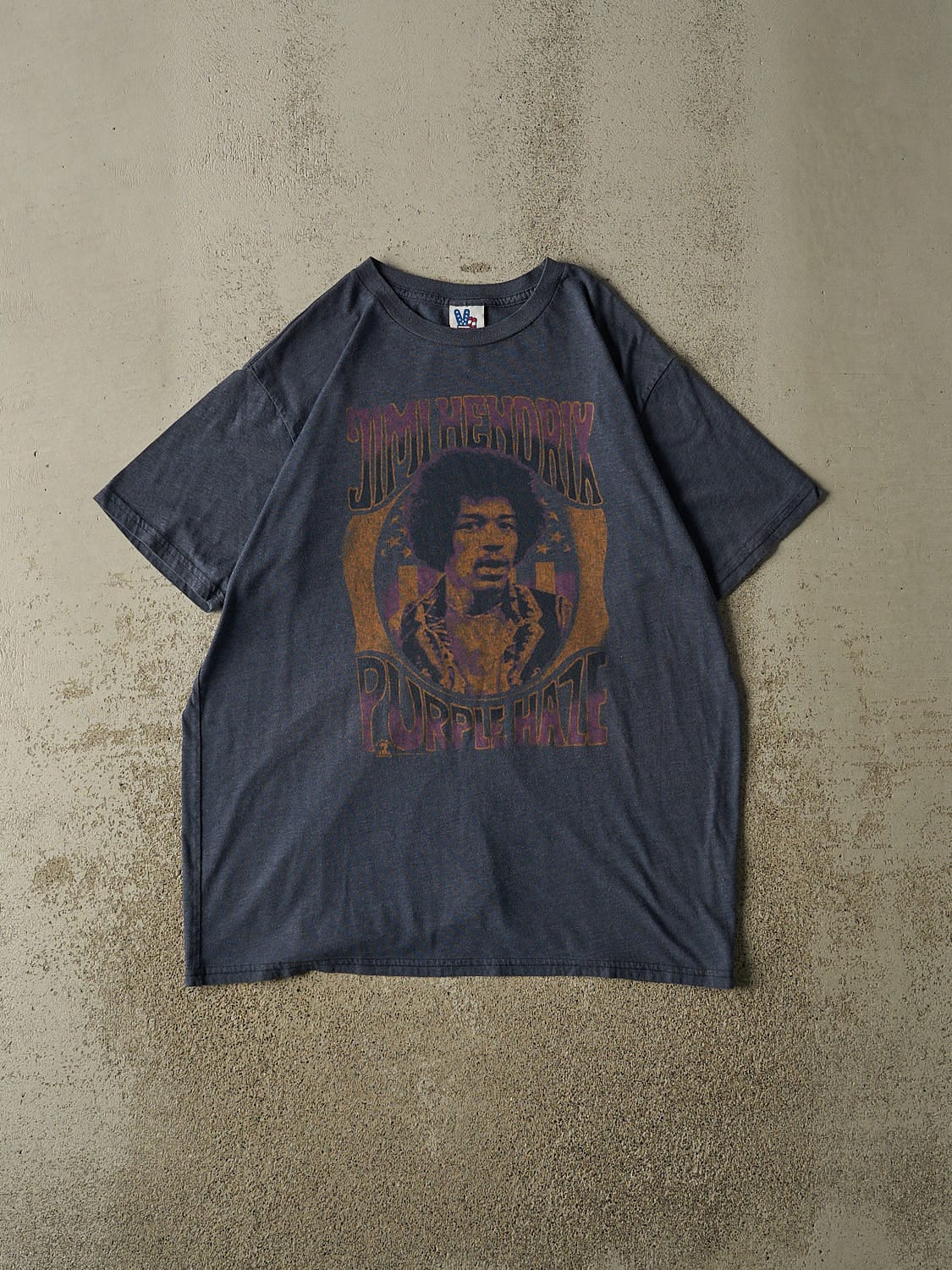 Vintage 10' Blue Jimi Hendrix Purple Haze Tee (L/XL)