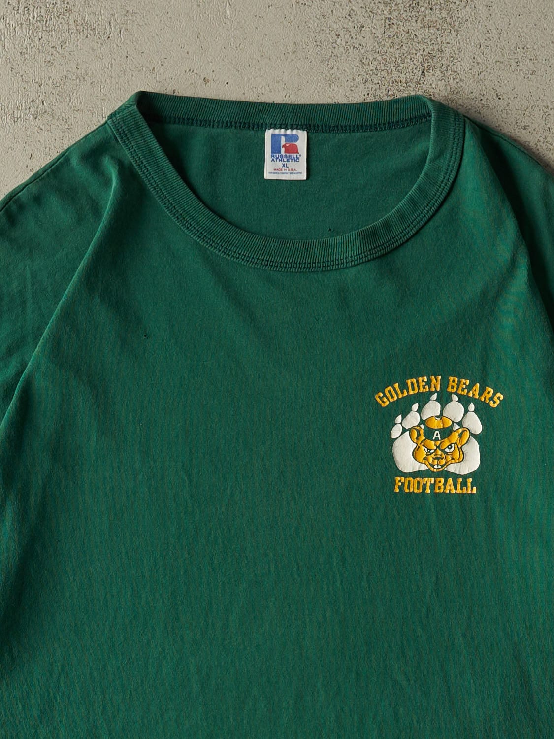 Vintage 90s Green Alberta Golden Bears Football Tee (L/XL)