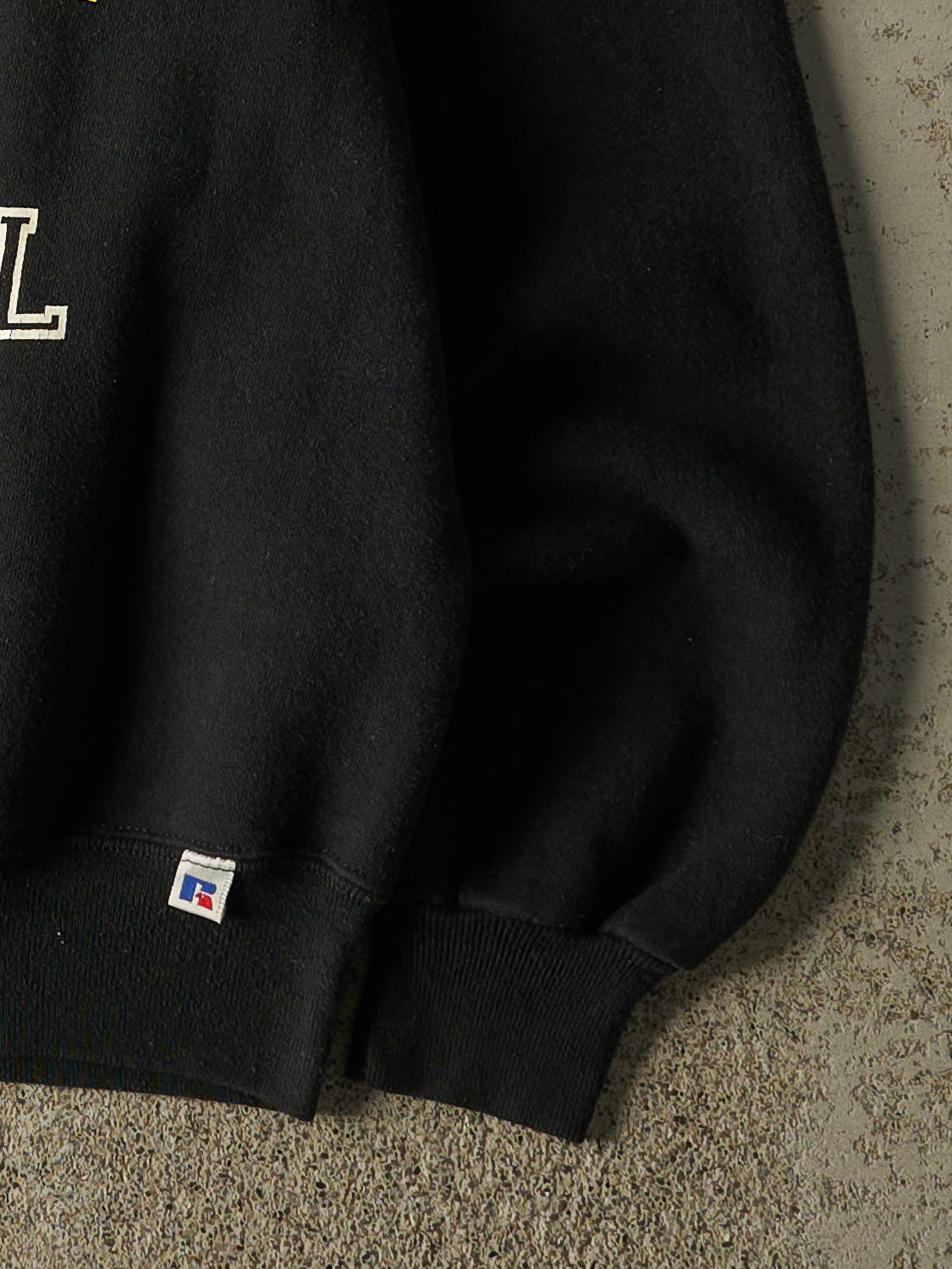 Vintage 94' Black Russell Athletic San Carlos Baseball Crewneck (S/M)