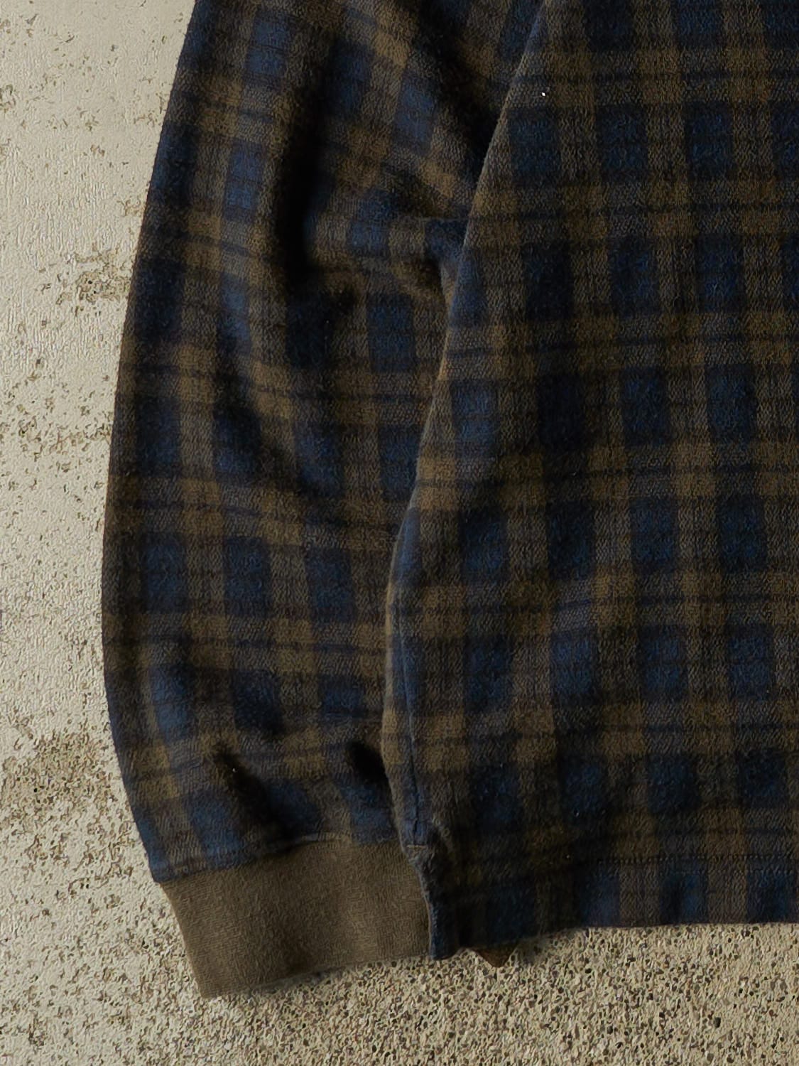 Vintage 90s Green Eddie Bauer Quarter Button Long Sleeve (XL)