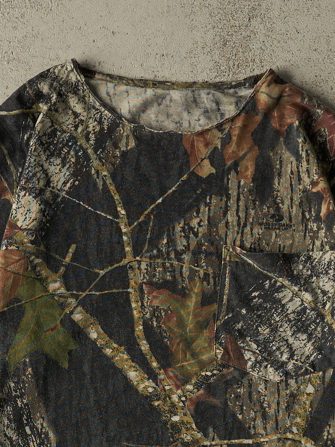 Vintage Y2K Camo Mossy Oak Pocket Long Sleeve (M/L)