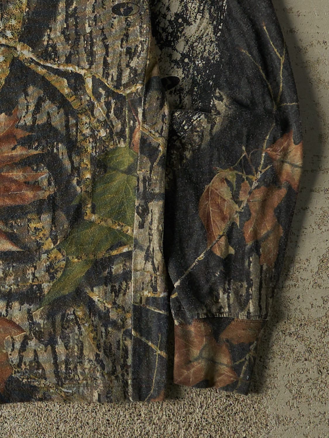 Vintage Y2K Camo Mossy Oak Pocket Long Sleeve (M/L)