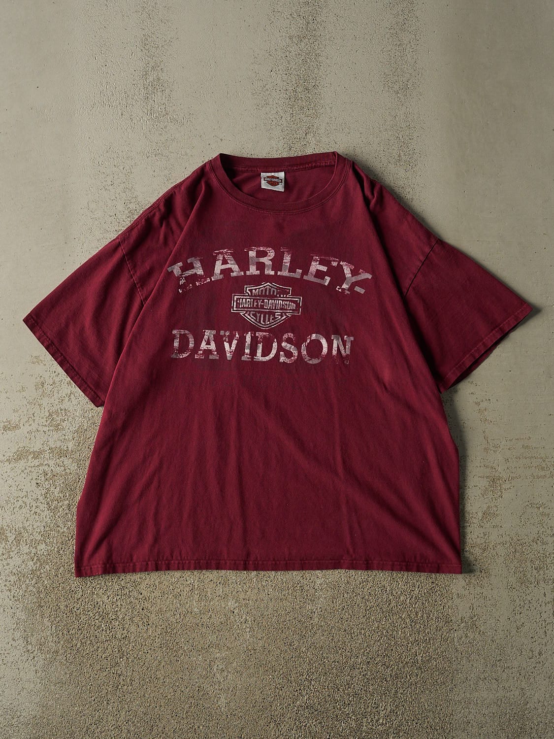 Vintage Y2K Red Harley Davidson Red Deer Alberta Tee (XL/XXL)