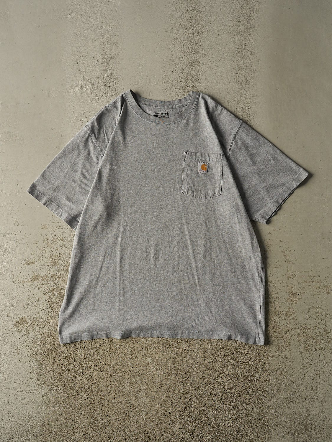 Vintage Y2K Grey Carhartt Pocket Tee (XXL)