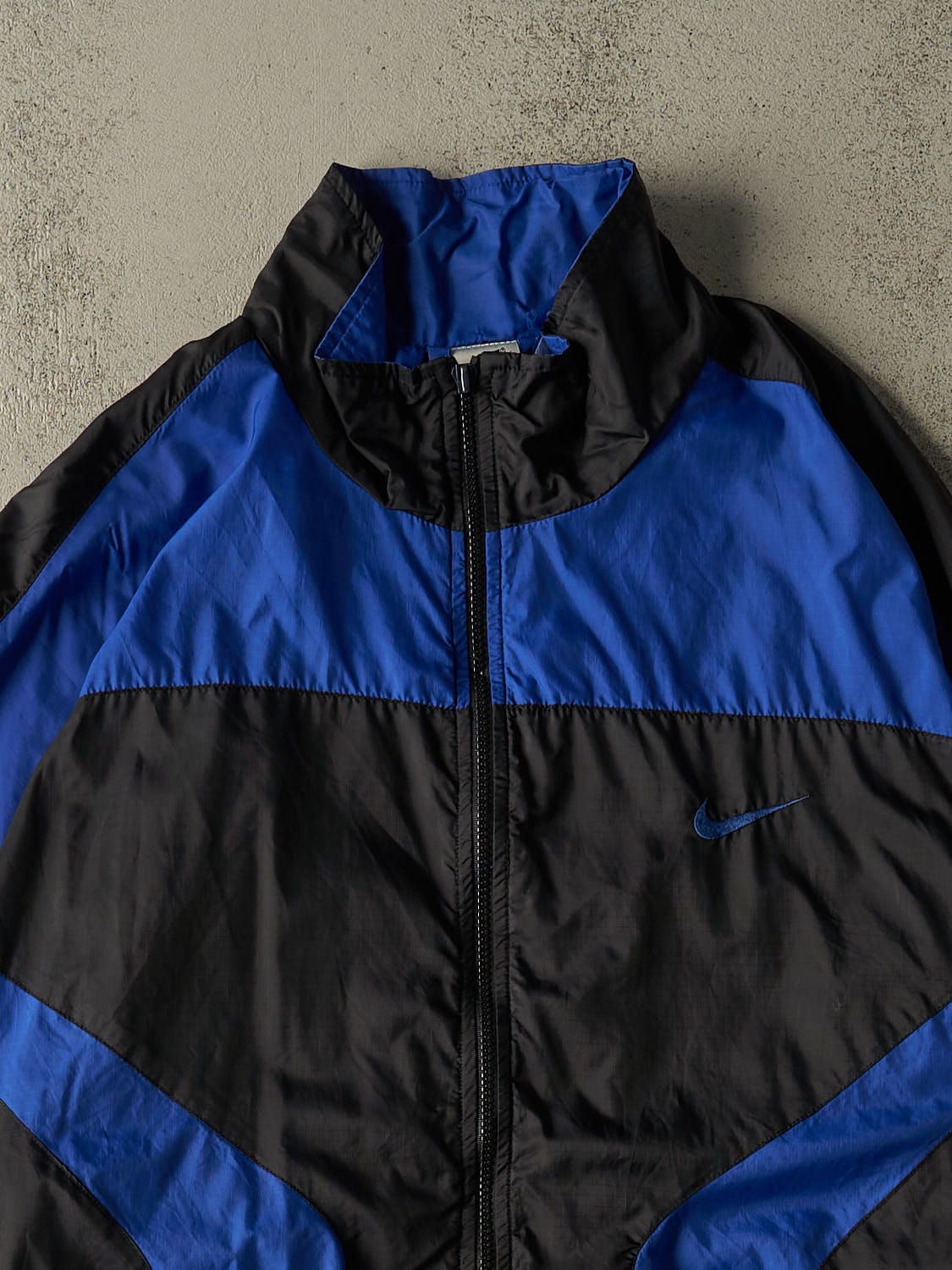 Vintage 90s Black Nike Track Jacket (XL/XXL)