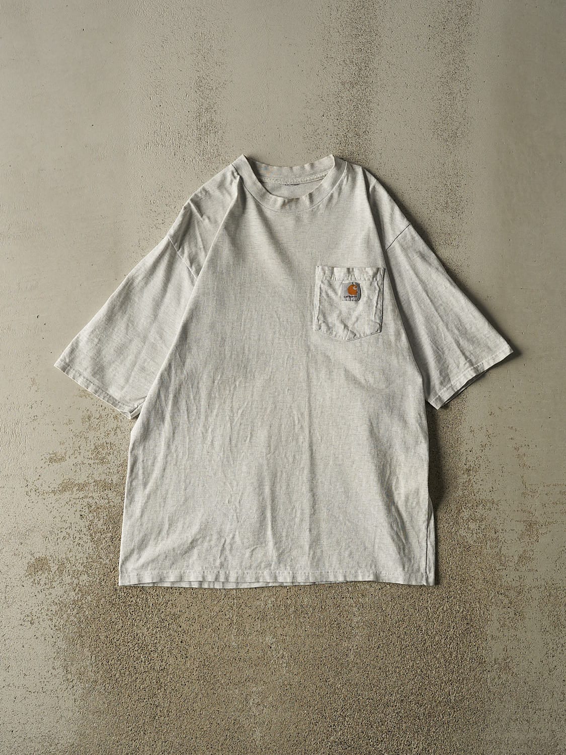 Vintage 90s Heather Grey Carhartt Pocket Tee (L)