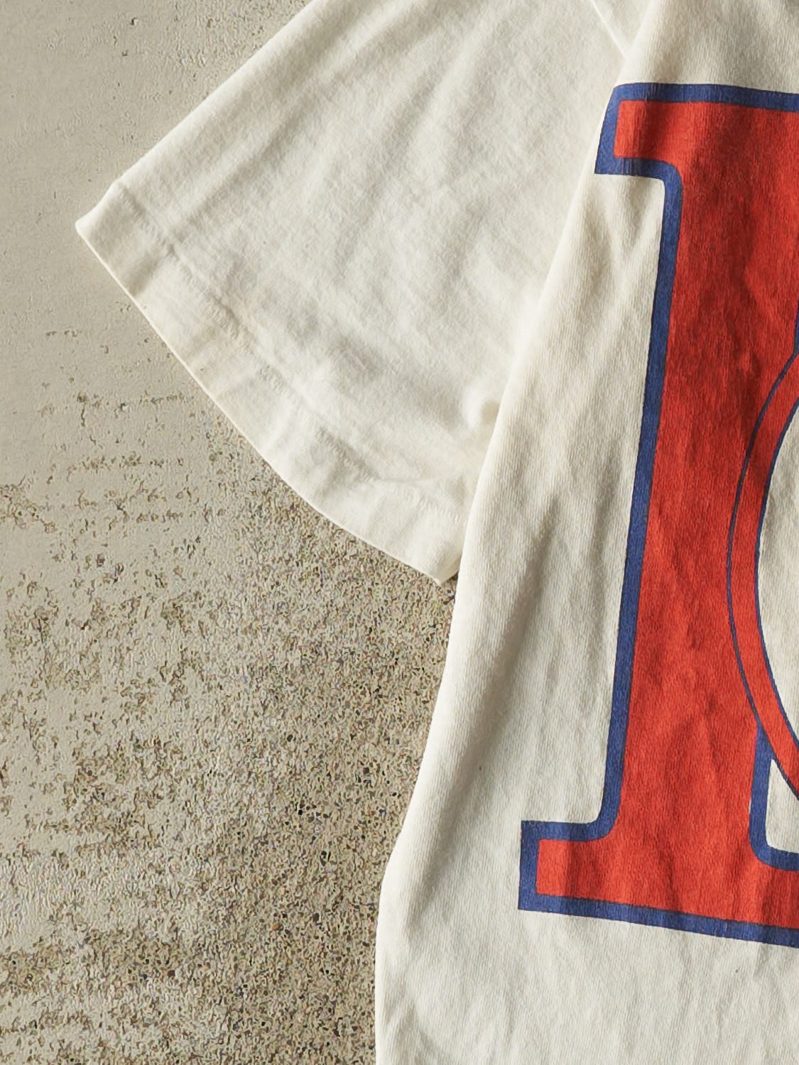 Vintage 90s White Prince George Cougars Single Stitch Tee (L/XL)
