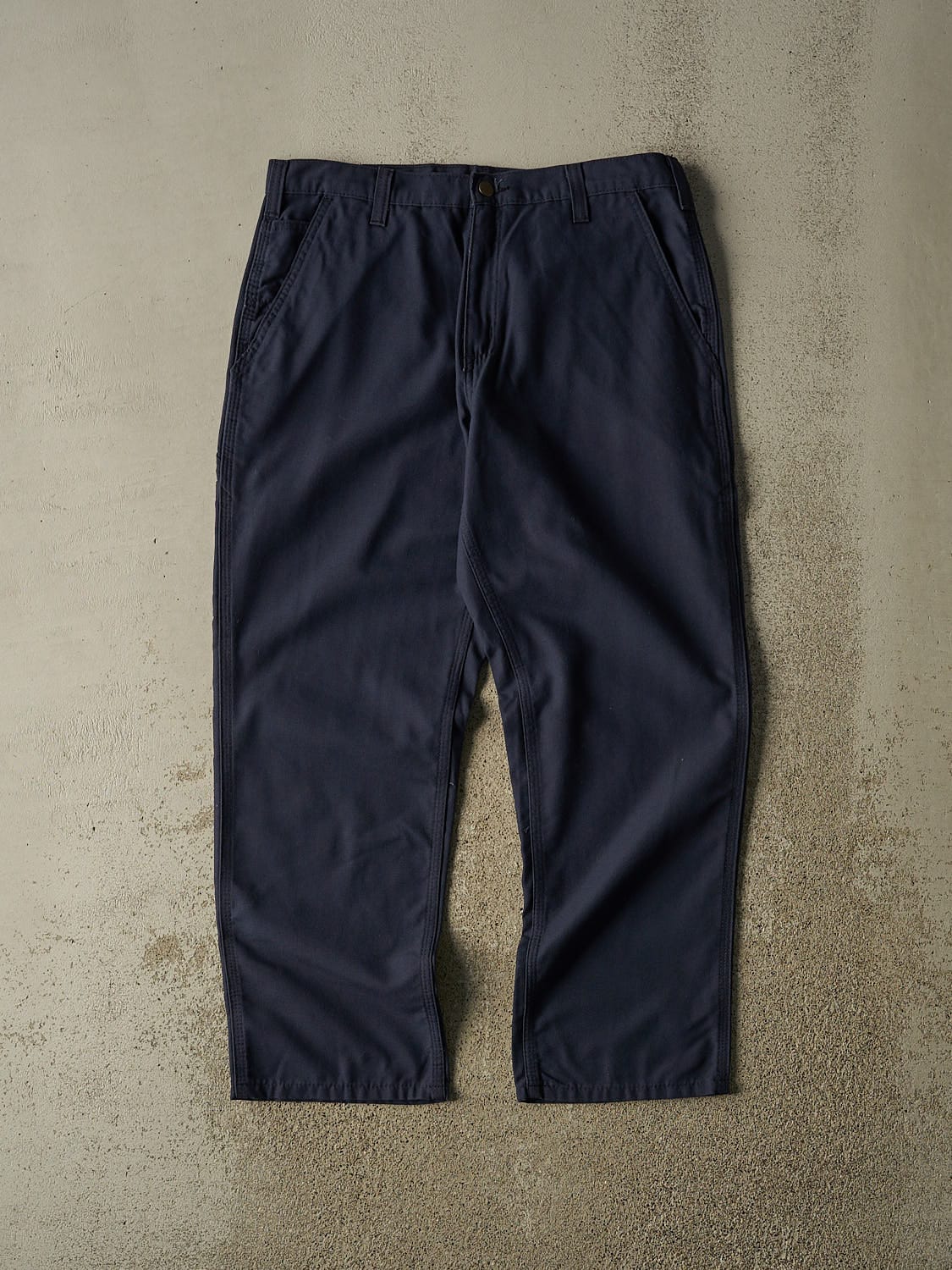 Vintage Y2K Navy Blue Carhartt Work Pants (34x28.5)