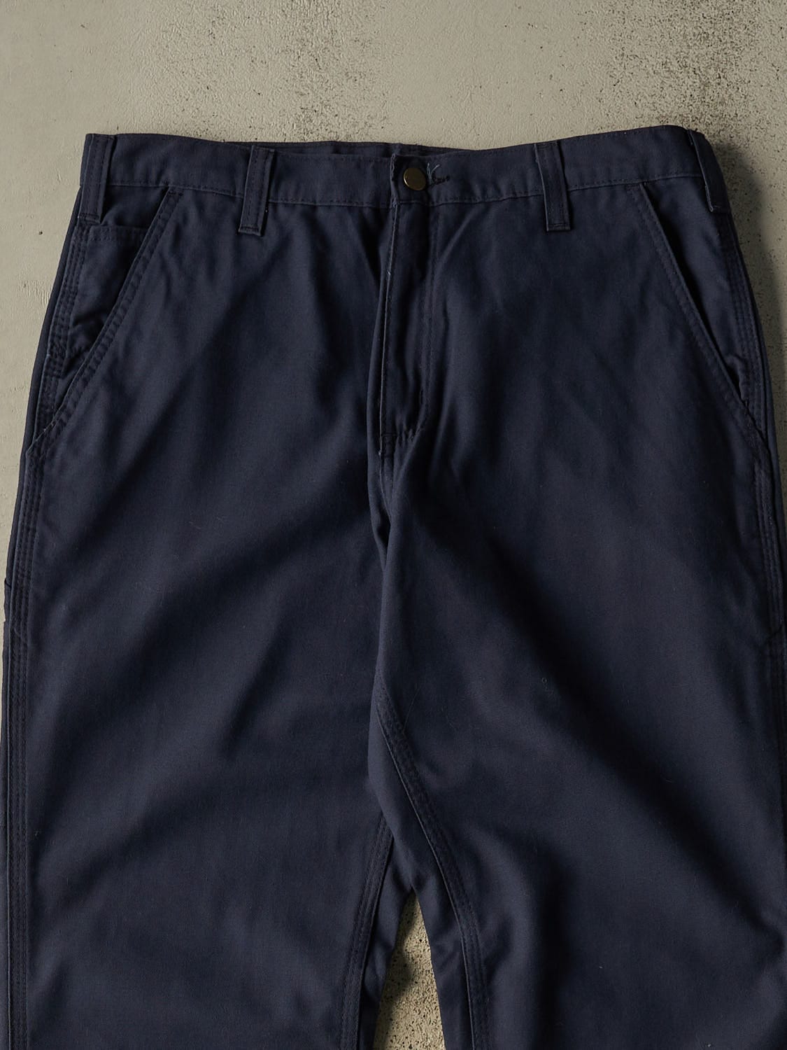 Vintage Y2K Navy Blue Carhartt Work Pants (34x28.5)