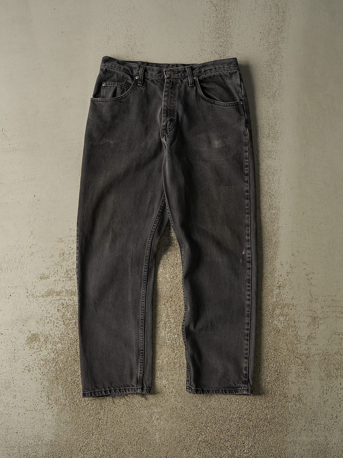Vintage 90s Faded Black Wrangler Denim Pants (33x29.5)