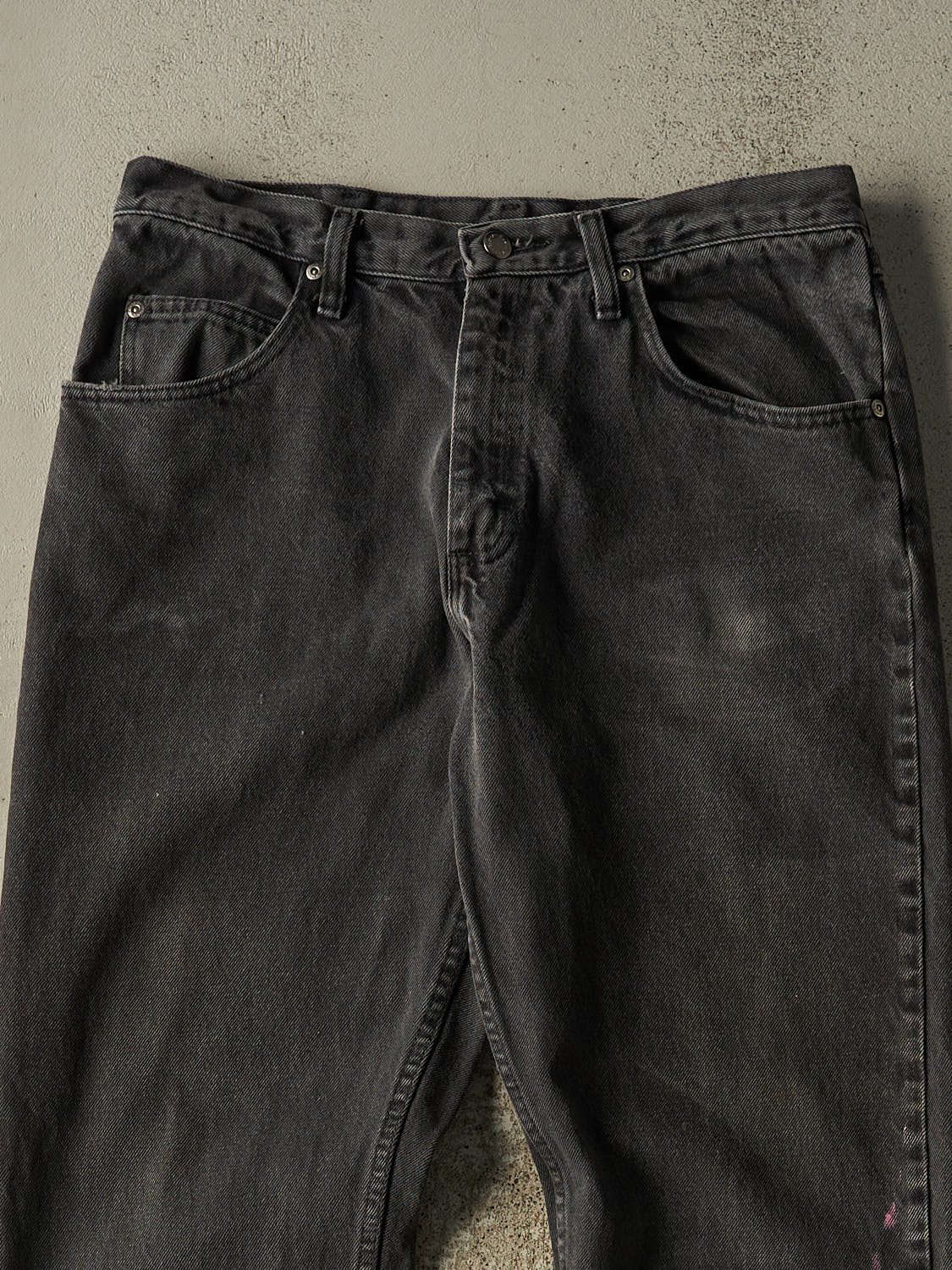 Vintage 90s Faded Black Wrangler Denim Pants (33x29.5)