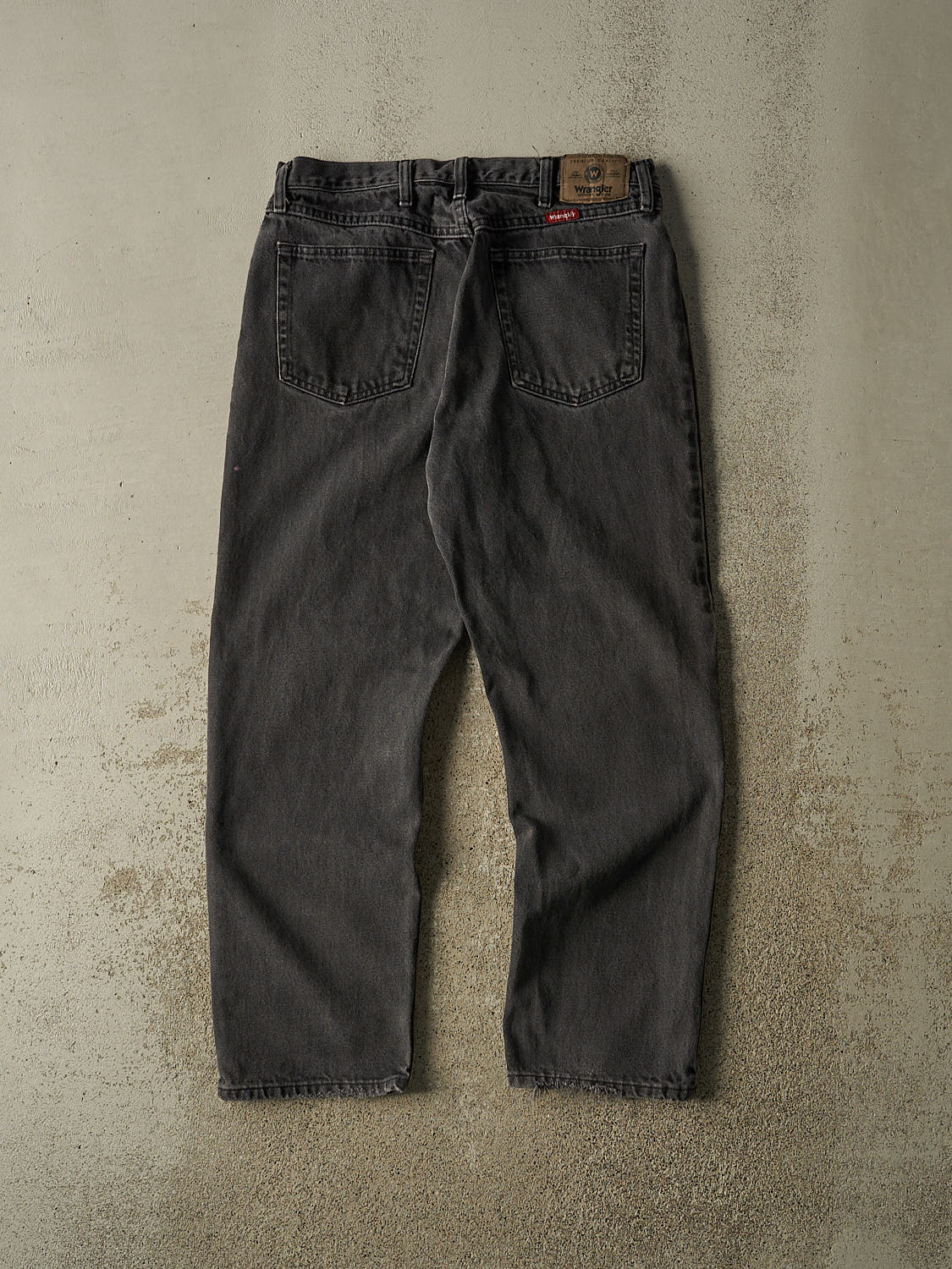 Vintage 90s Faded Black Wrangler Denim Pants (33x29.5)