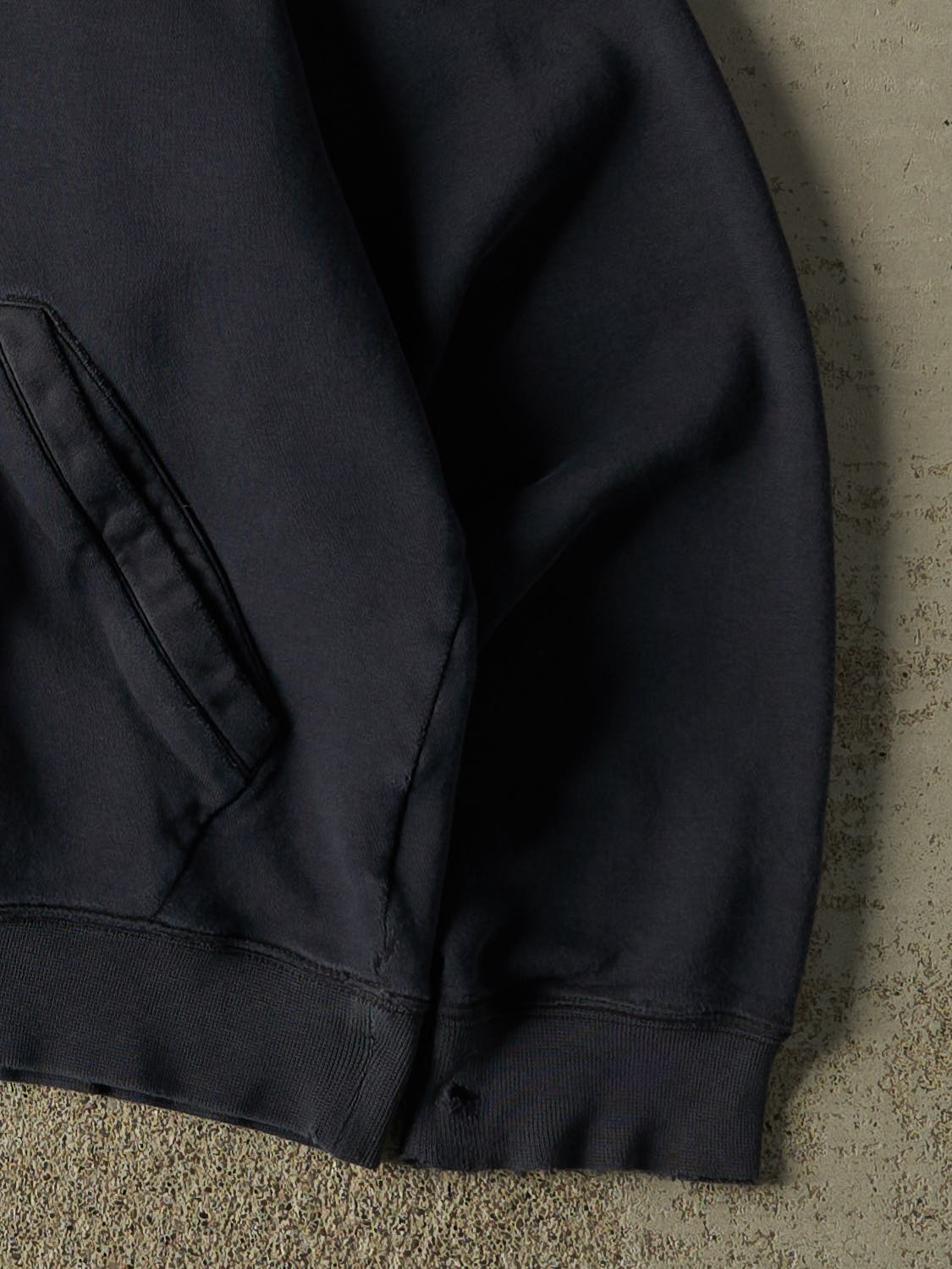 Vintage Y2K Faded Black Nike Embroidered Hoodie (M)