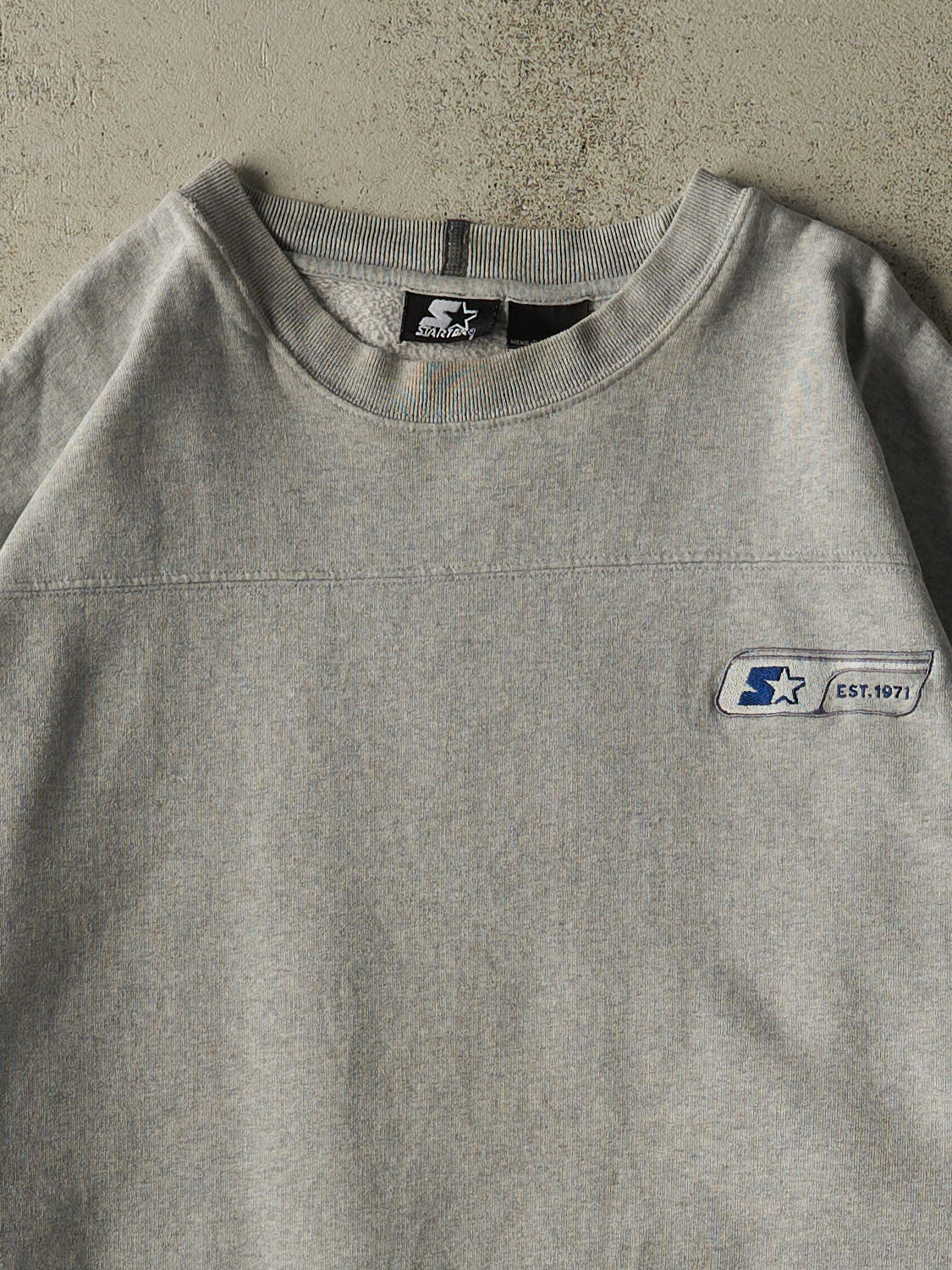 Vintage 90s Grey Starter Embroidered Crewneck (XL/XXL)