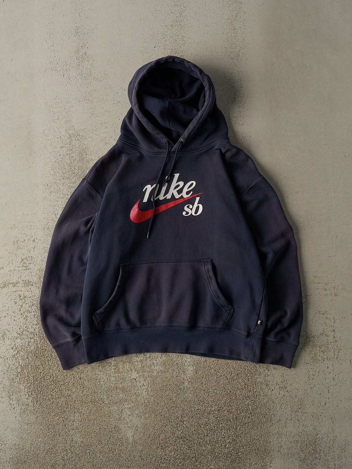 Vintage Y2K Navy Blue Nike SB Hoodie (S/M)