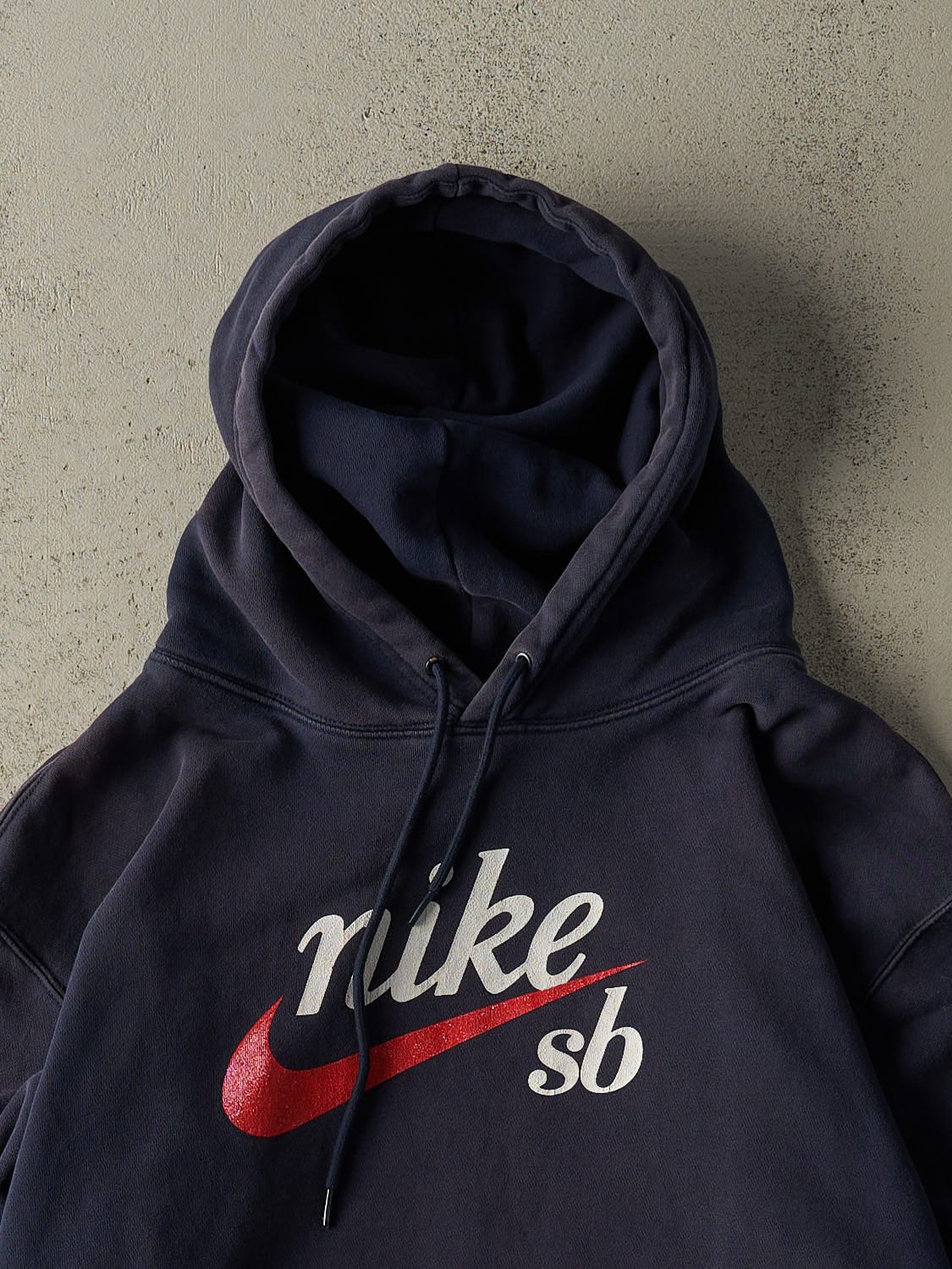 Vintage Y2K Navy Blue Nike SB Hoodie (S/M)