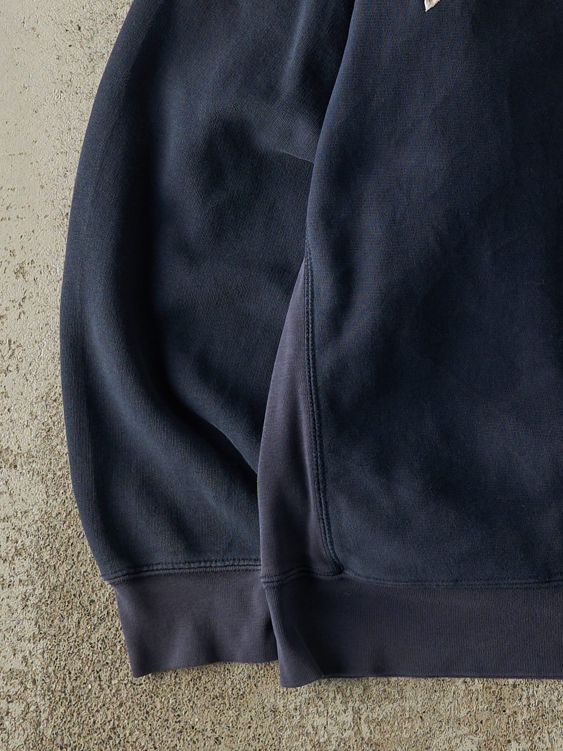Vintage Y2K Navy Blue University Of Michigan Embroidered Crewneck (XL)
