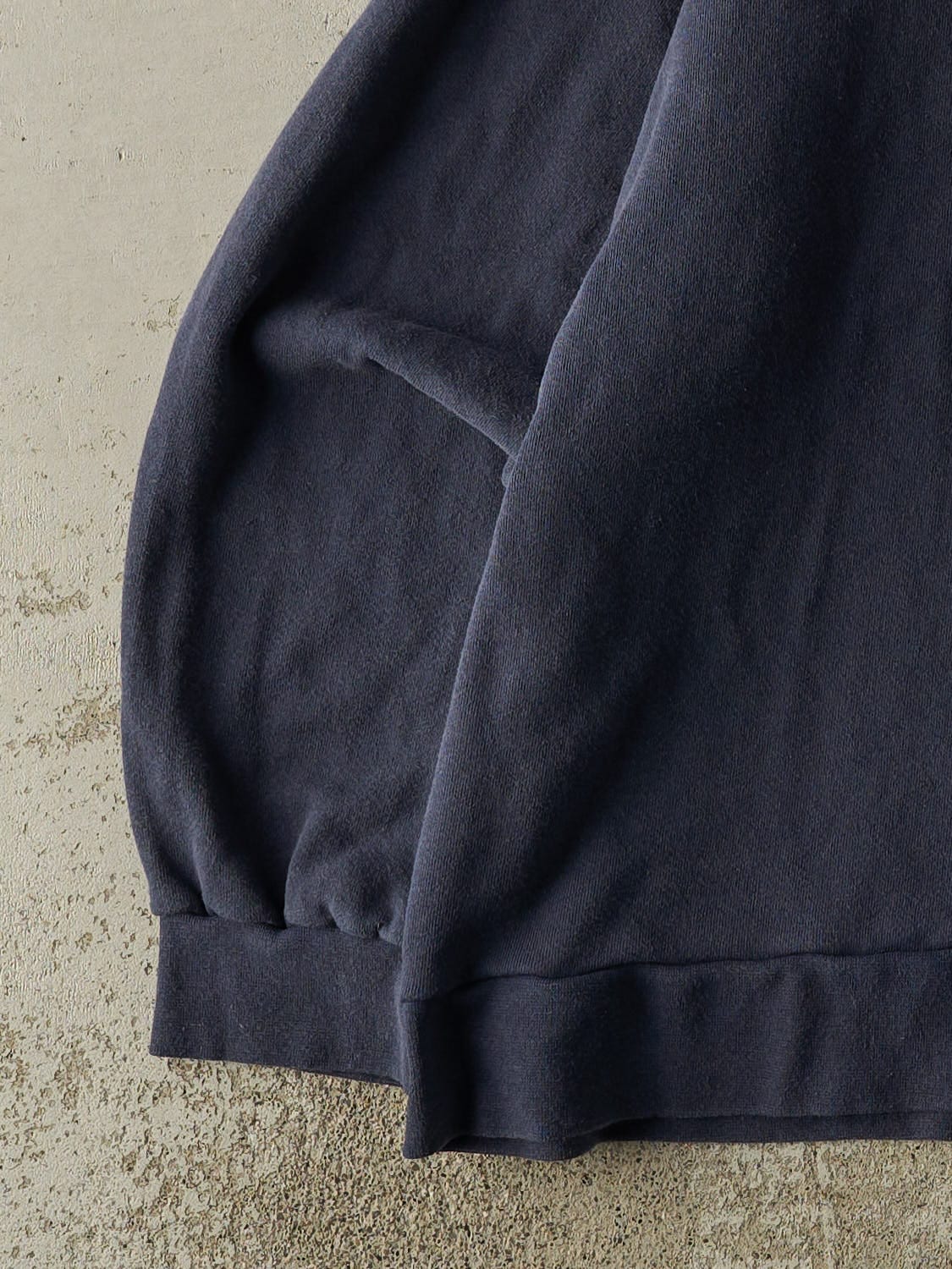 Vintage Y2K Navy Blue Nike Logo Crewneck (XXL)