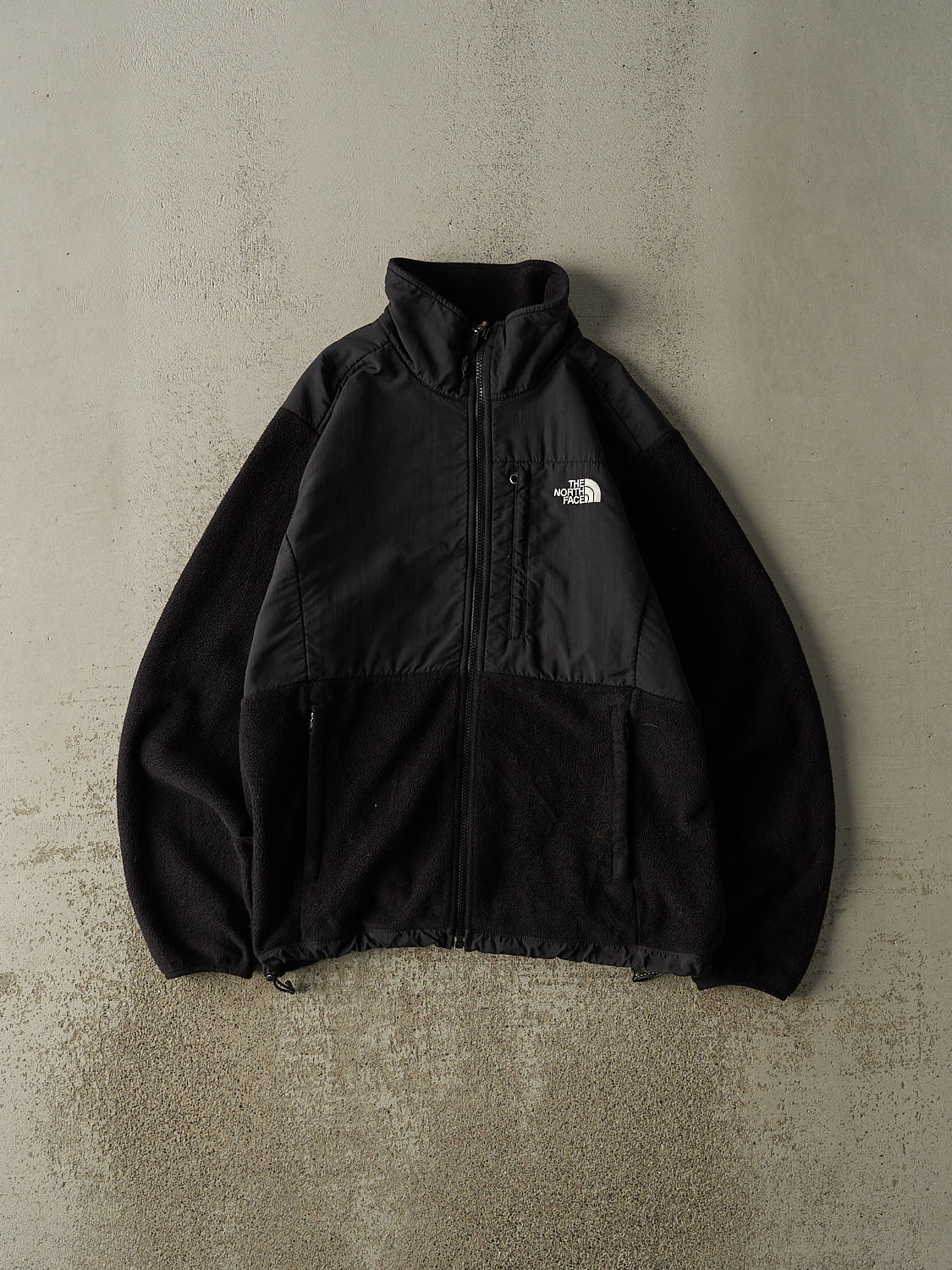 Vintage 90s Black The North Face Denali Fleece Jacket (M)