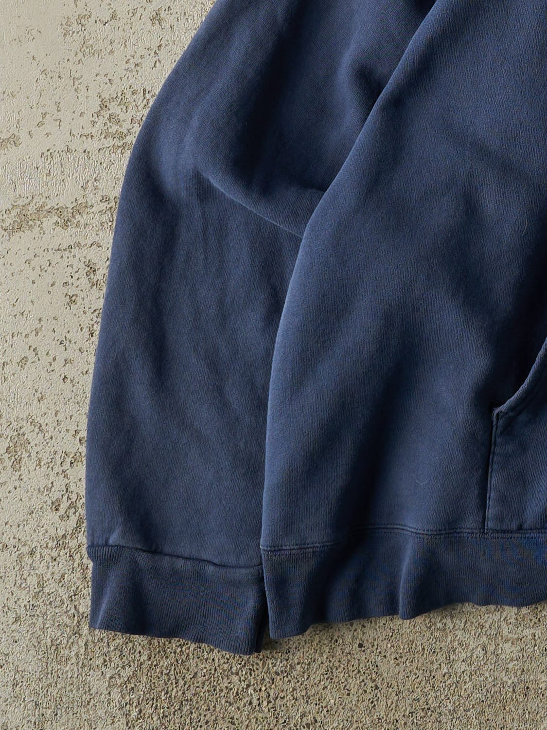 Vintage 90s Navy Blue Baja Logo Hoodie (M/L)