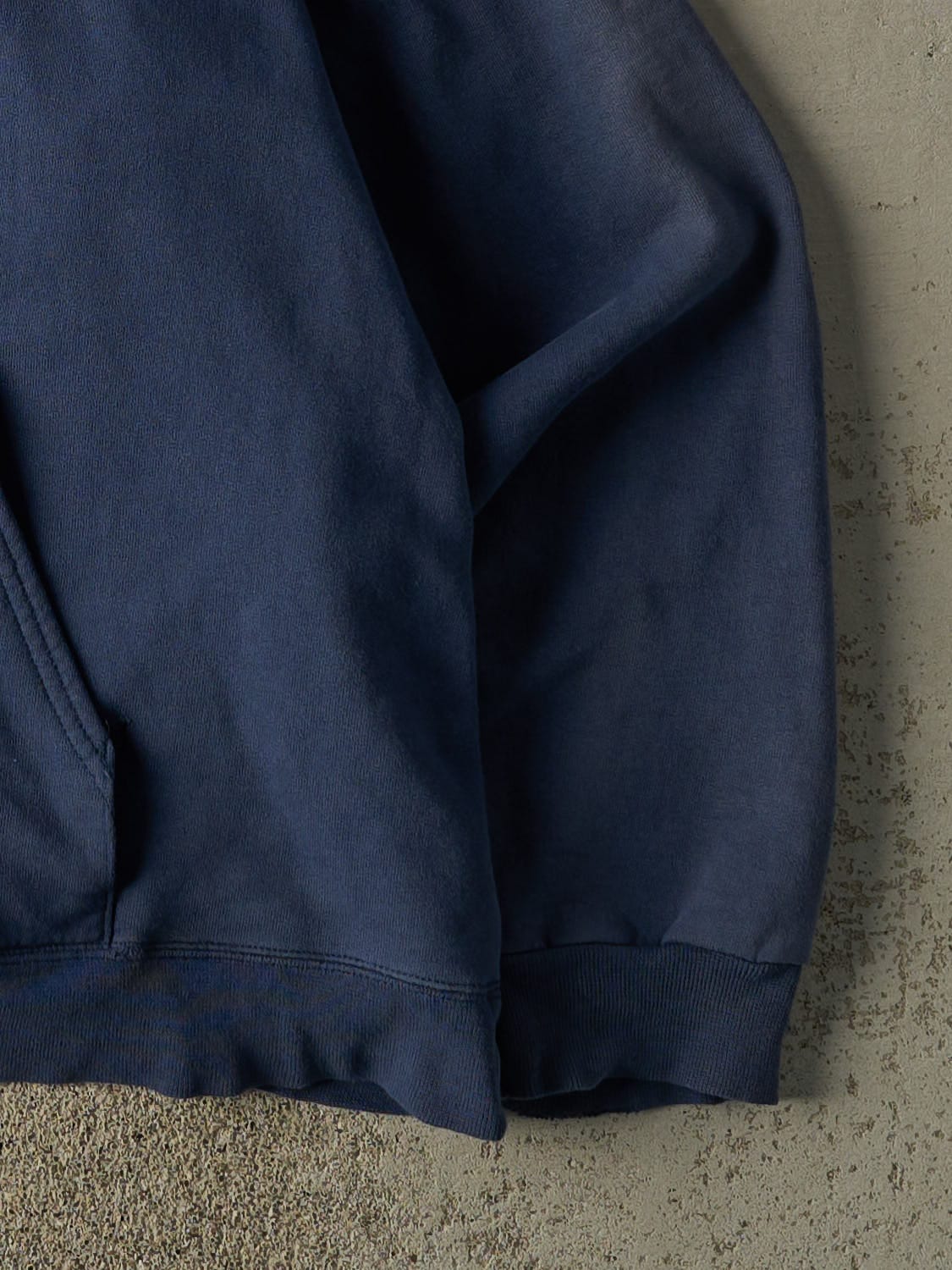 Vintage 90s Navy Blue Baja Logo Hoodie (M/L)