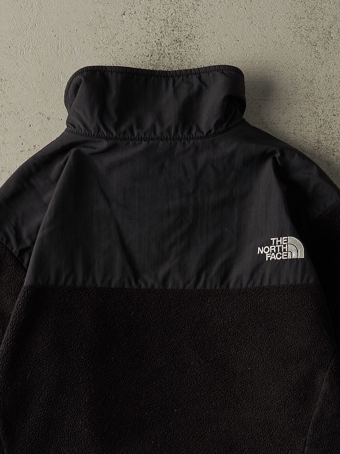 Vintage 90s Black The North Face Denali Fleece Jacket (M)