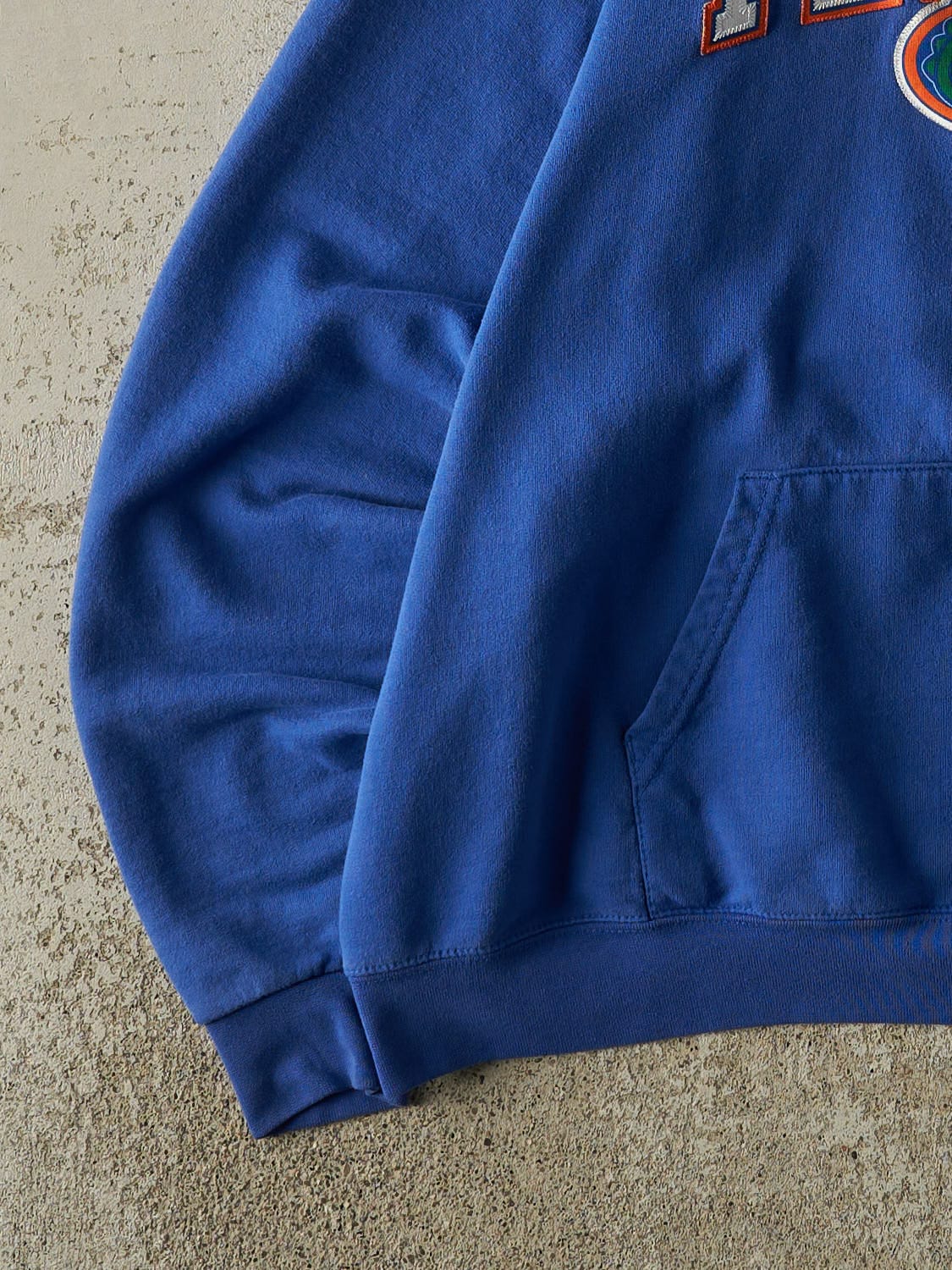 Vintage Y2K Blue University of Florida Gators Champion Embroidered Hoodie (M/L)