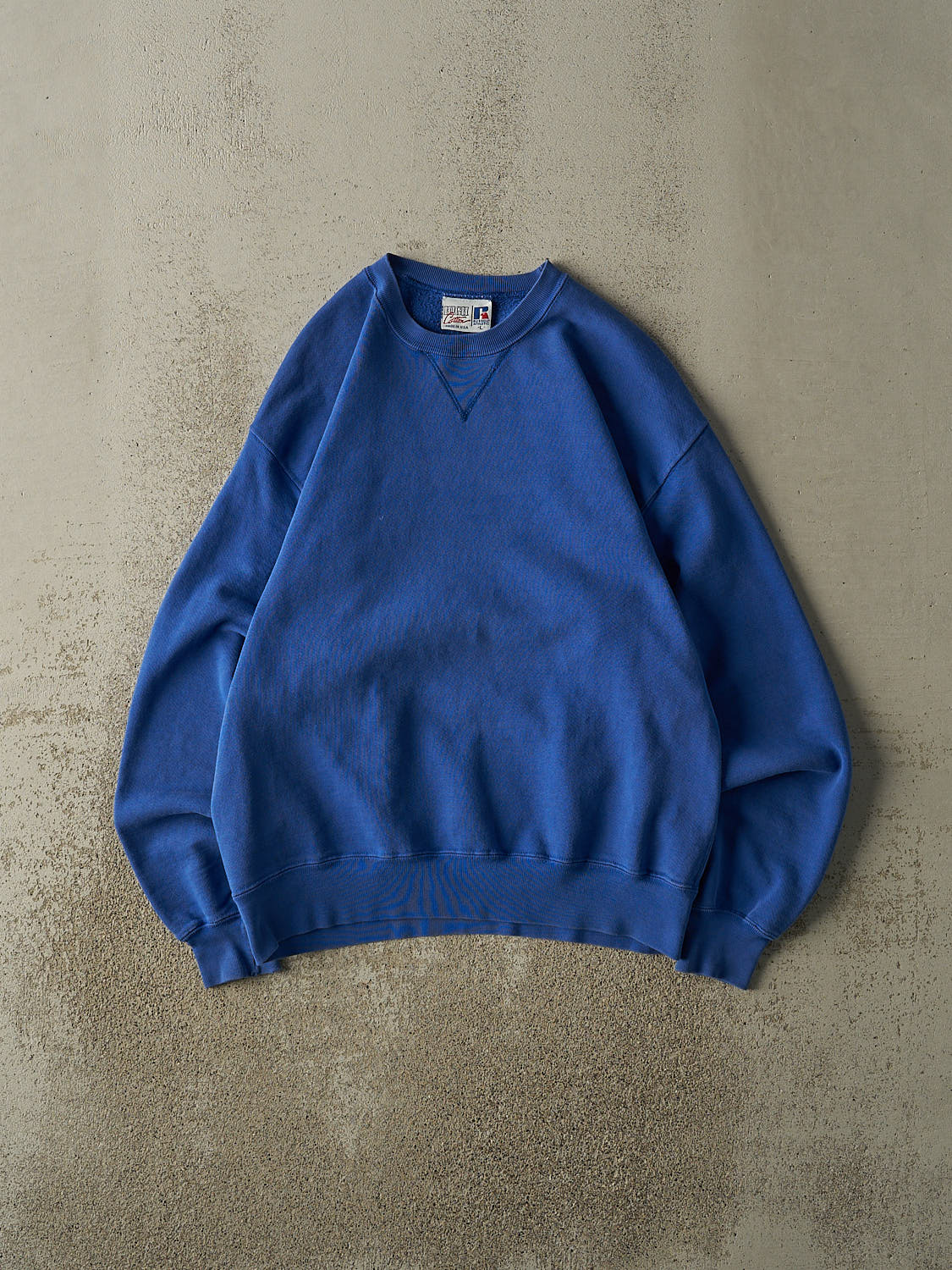 Vintage 90s Blue Russell Athletic Blank Crewneck (M/L)
