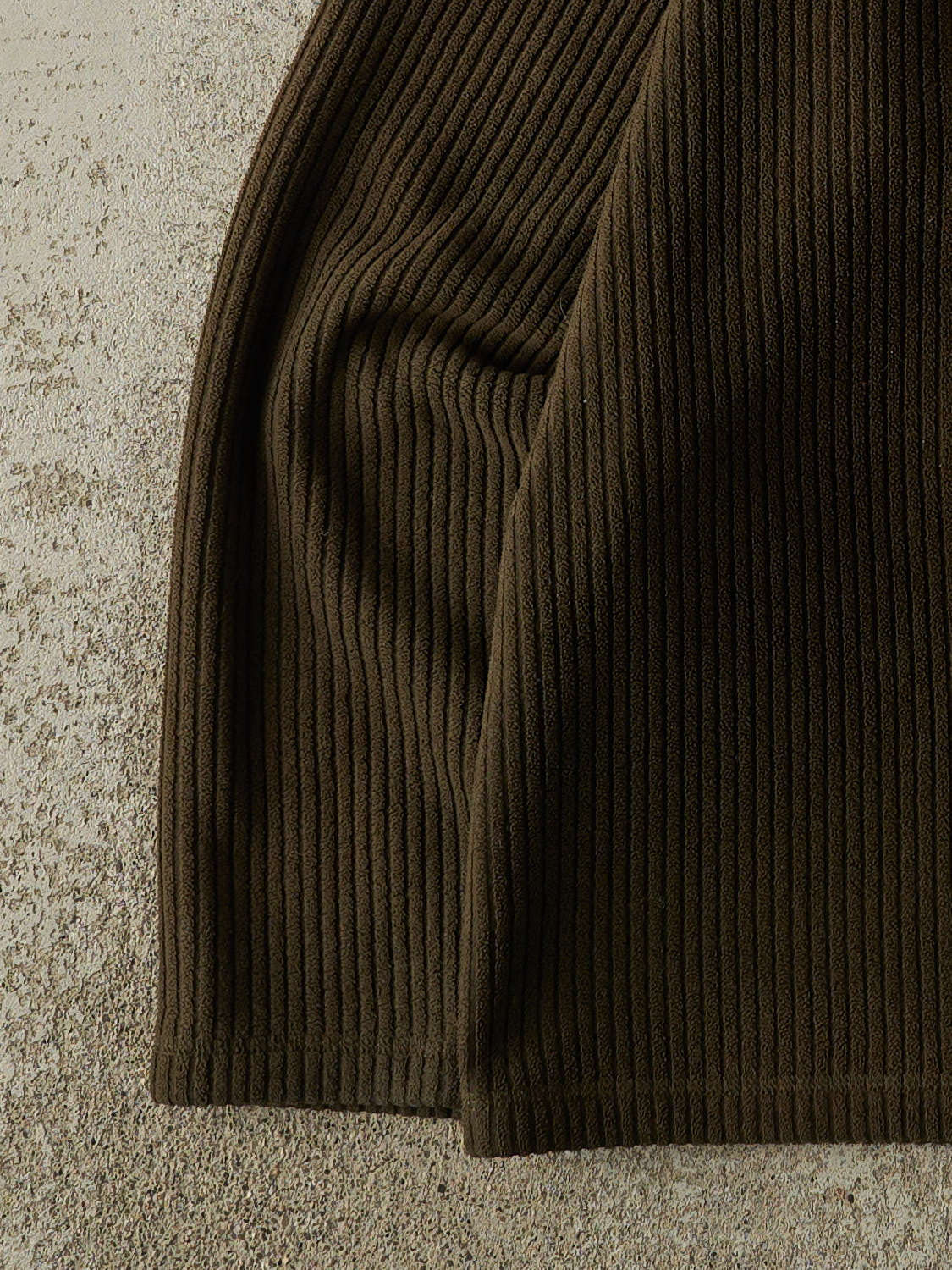 Vintage 90s Green Fleece Lined Textured Knit (L/XL)