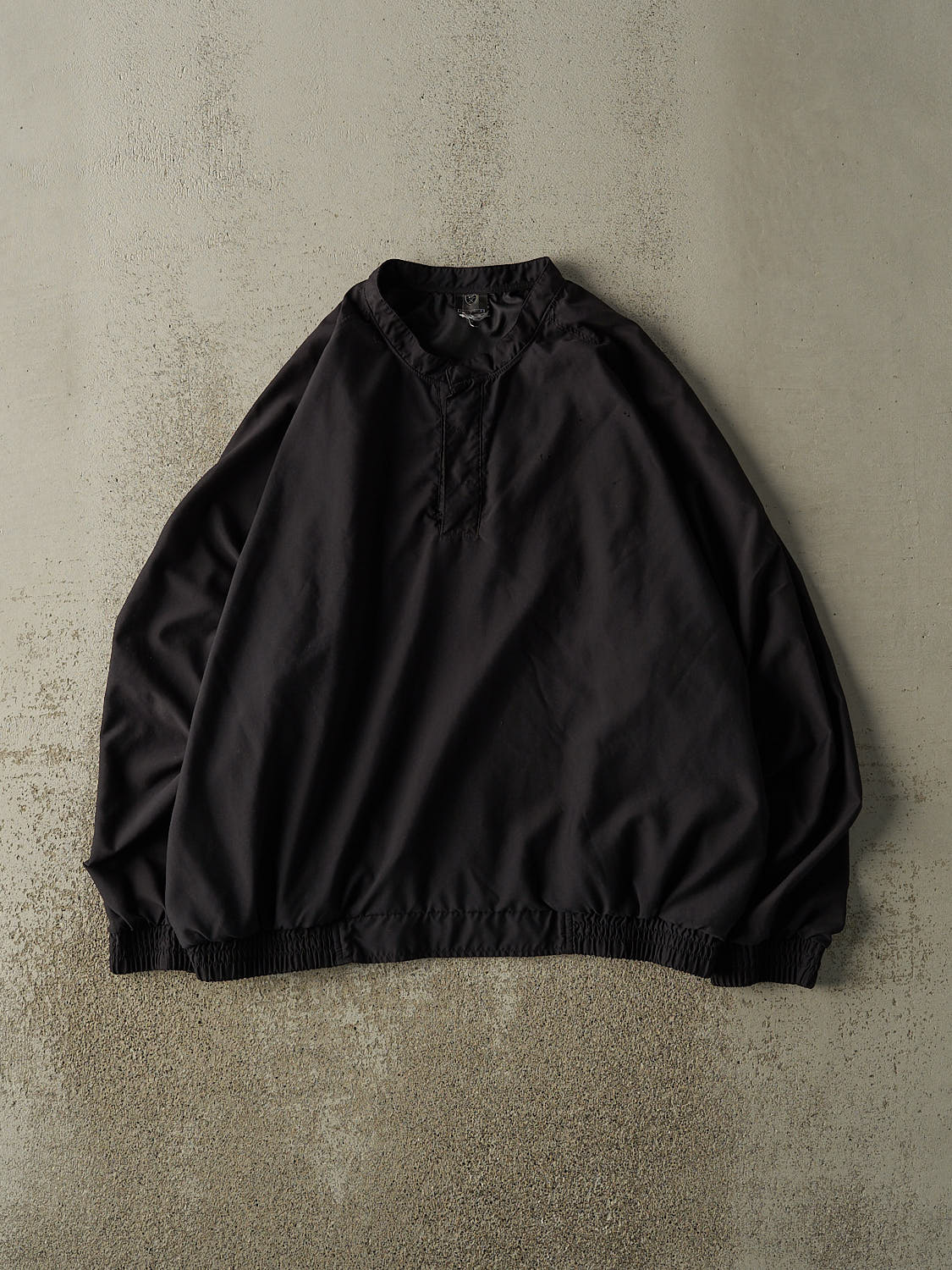 Vintage Y2K Black Nike Golf Quarter Button Windbreaker (L/XL)